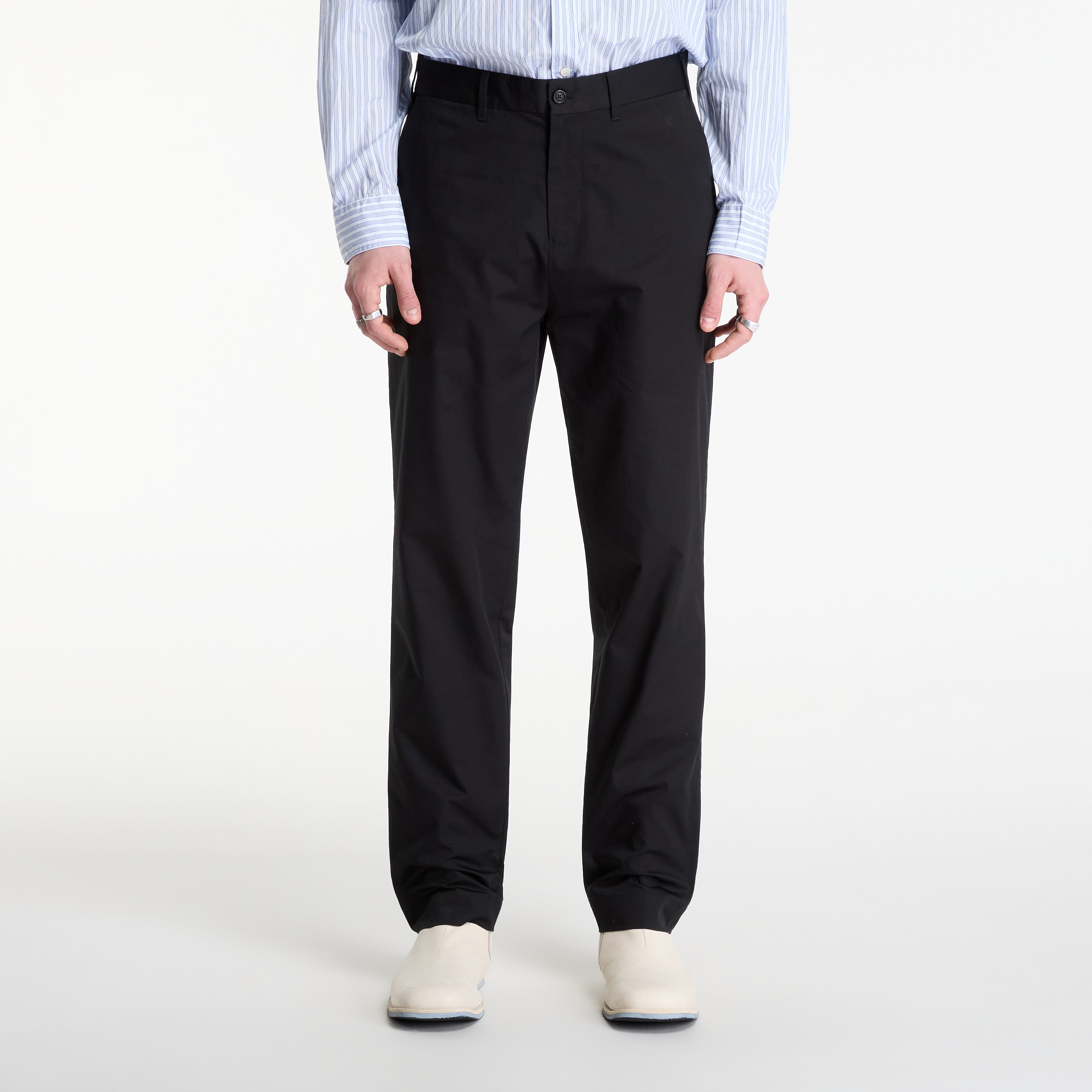 Панталони FRED PERRY Slim Fit Twill Trousers Black 30