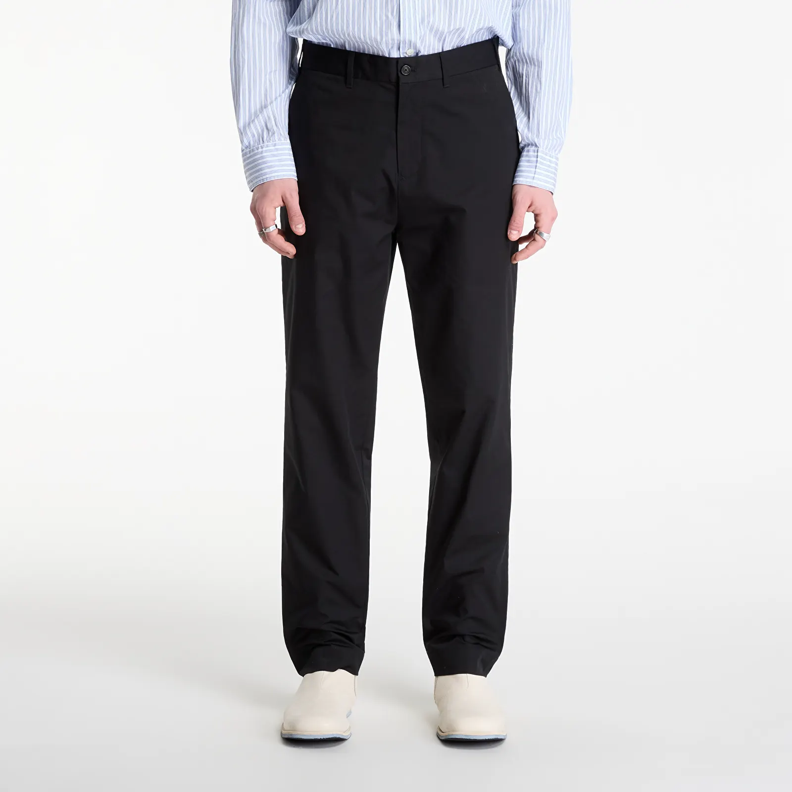 Pantalons homme FRED PERRY Slim Fit Twill Trousers Black