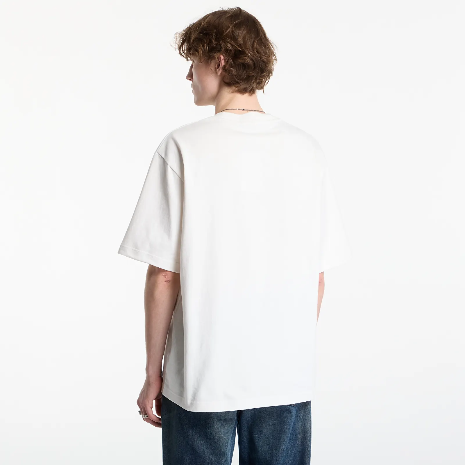 Camisetas de hombre FRED PERRY Tartan Applique T-shirt Snow White