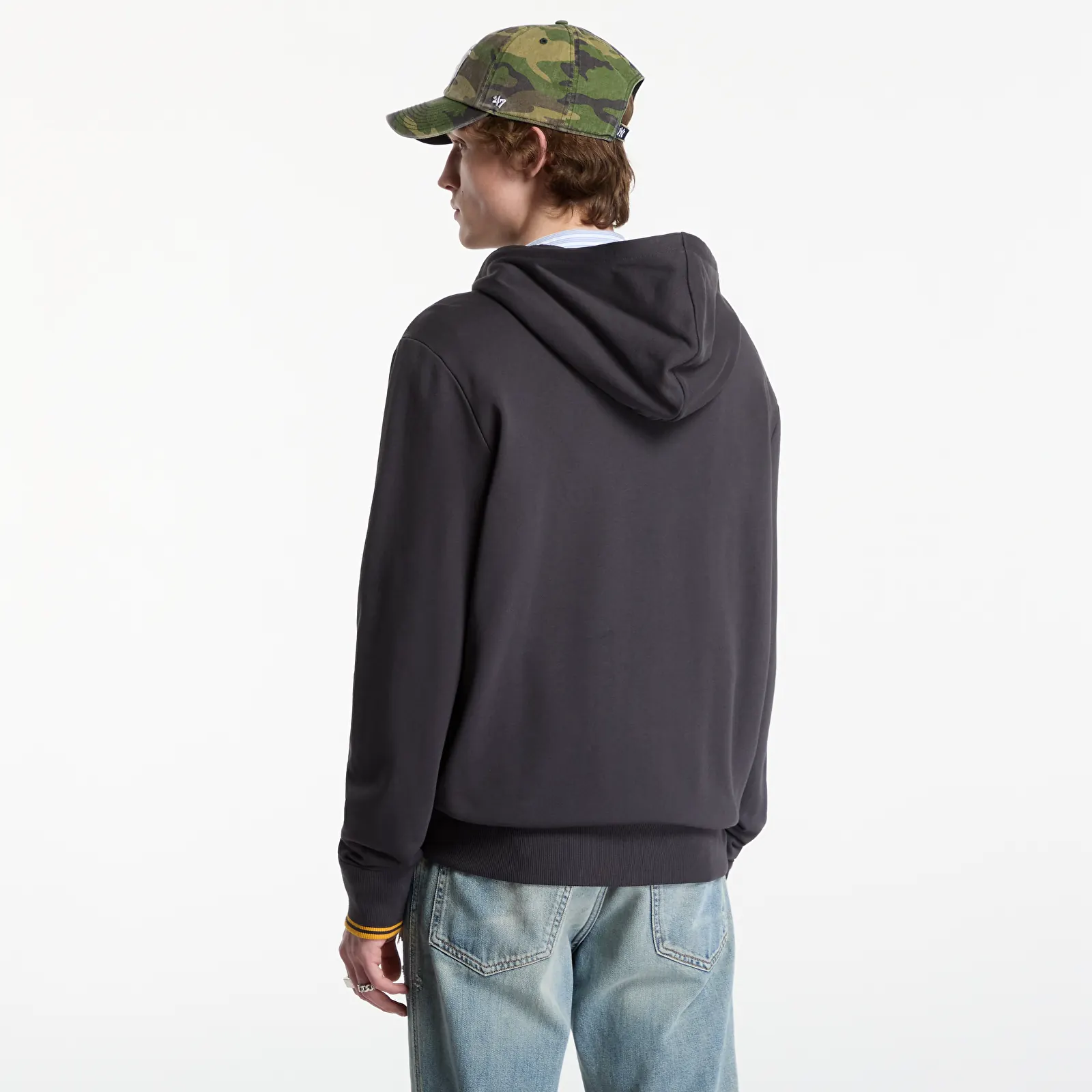 Чоловічі худі FRED PERRY Hooded Zip Through Sweatshirt Black