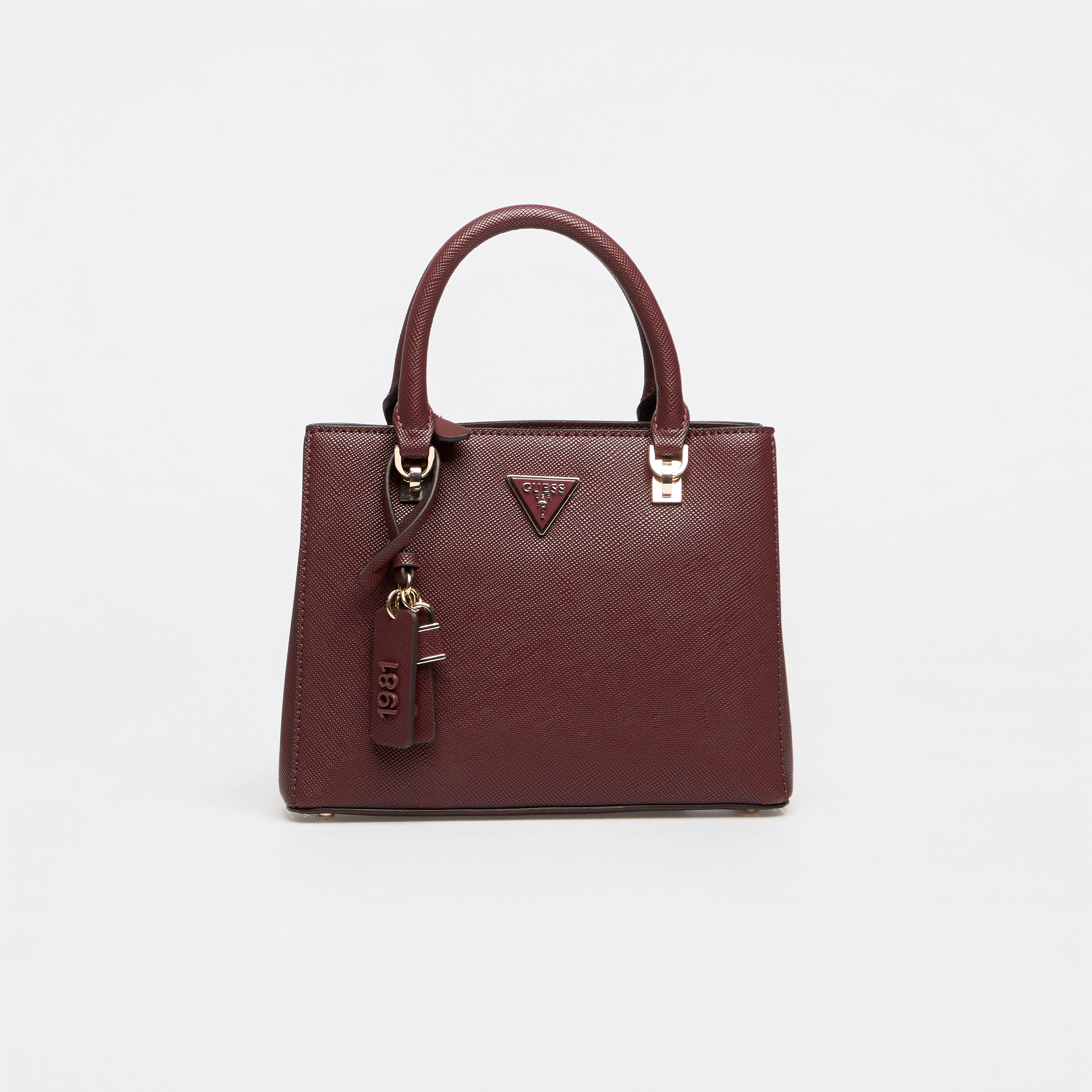Guess Noelle II Sml Multi Comp Satchel Burgundy Universal