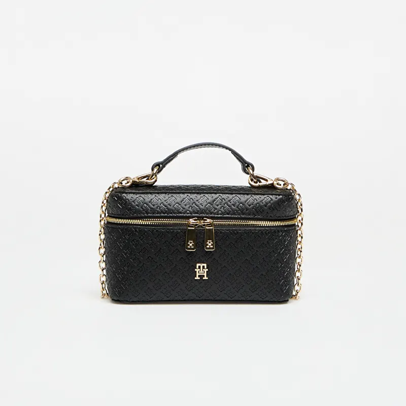 Tommy Hilfiger Th Icon Chain Vanity Bag Mono Black
