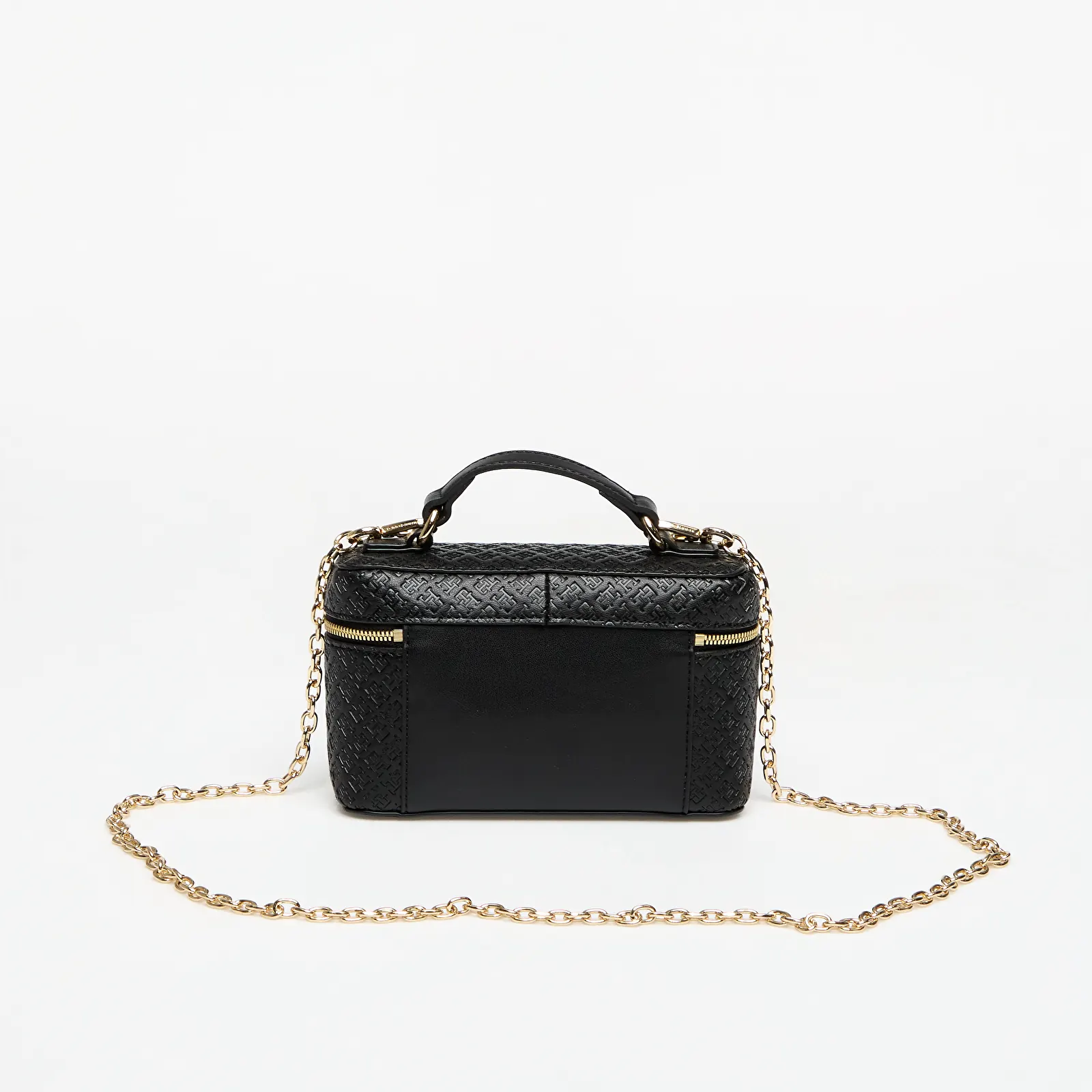 Handbags Tommy Hilfiger Th Icon Chain Vanity Bag Mono Black