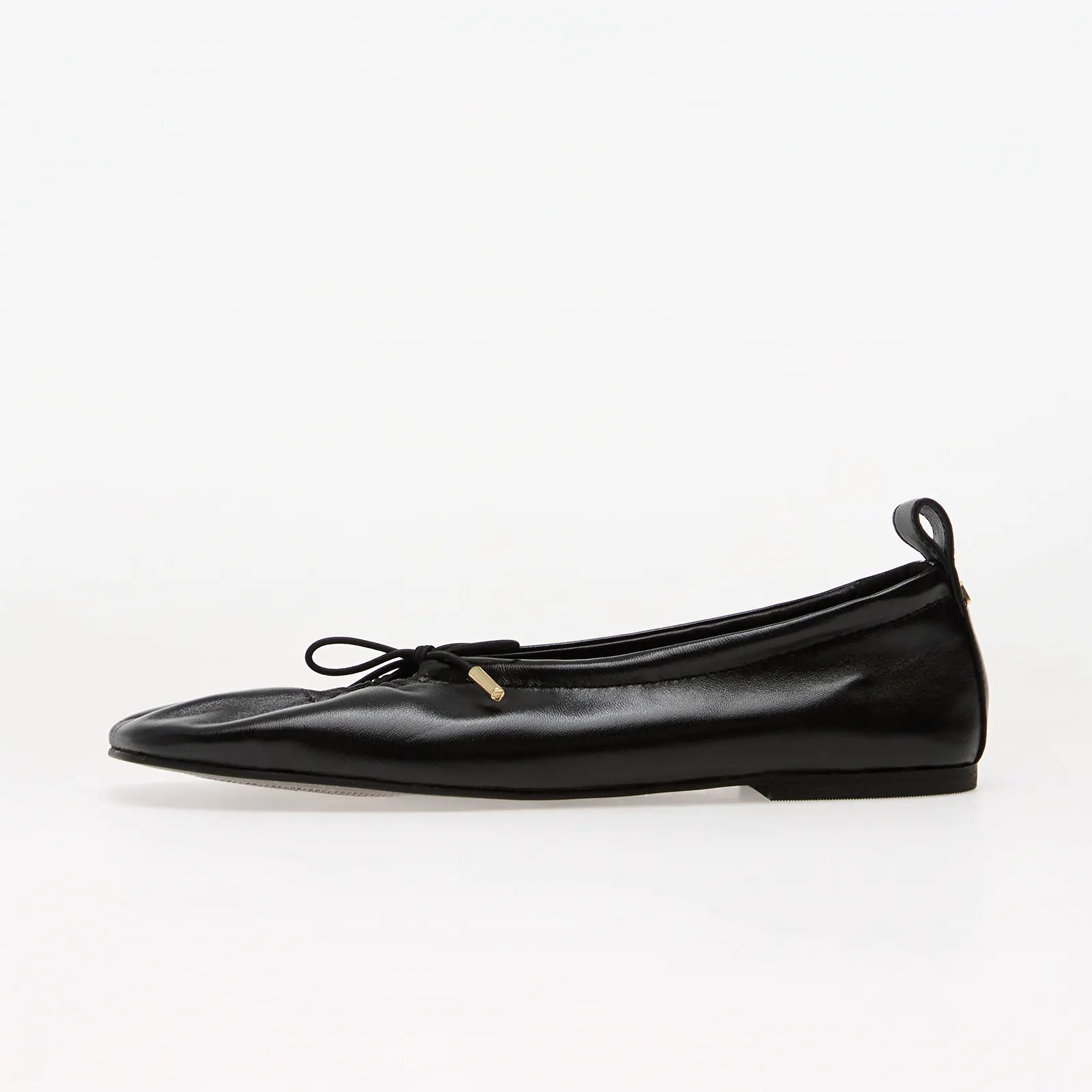 Women's sneakers Alohas Rosalind Black Leather Ballet Flats Black