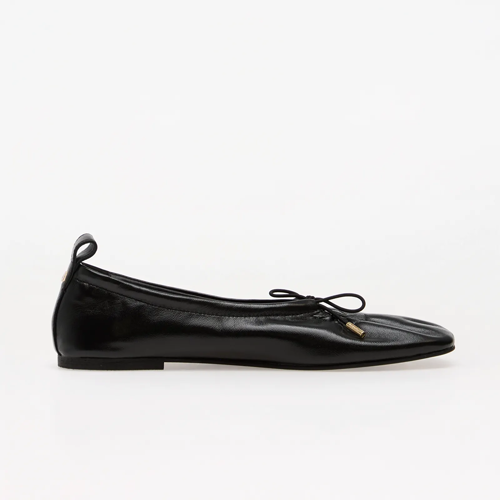 Women's sneakers Alohas Rosalind Black Leather Ballet Flats Black