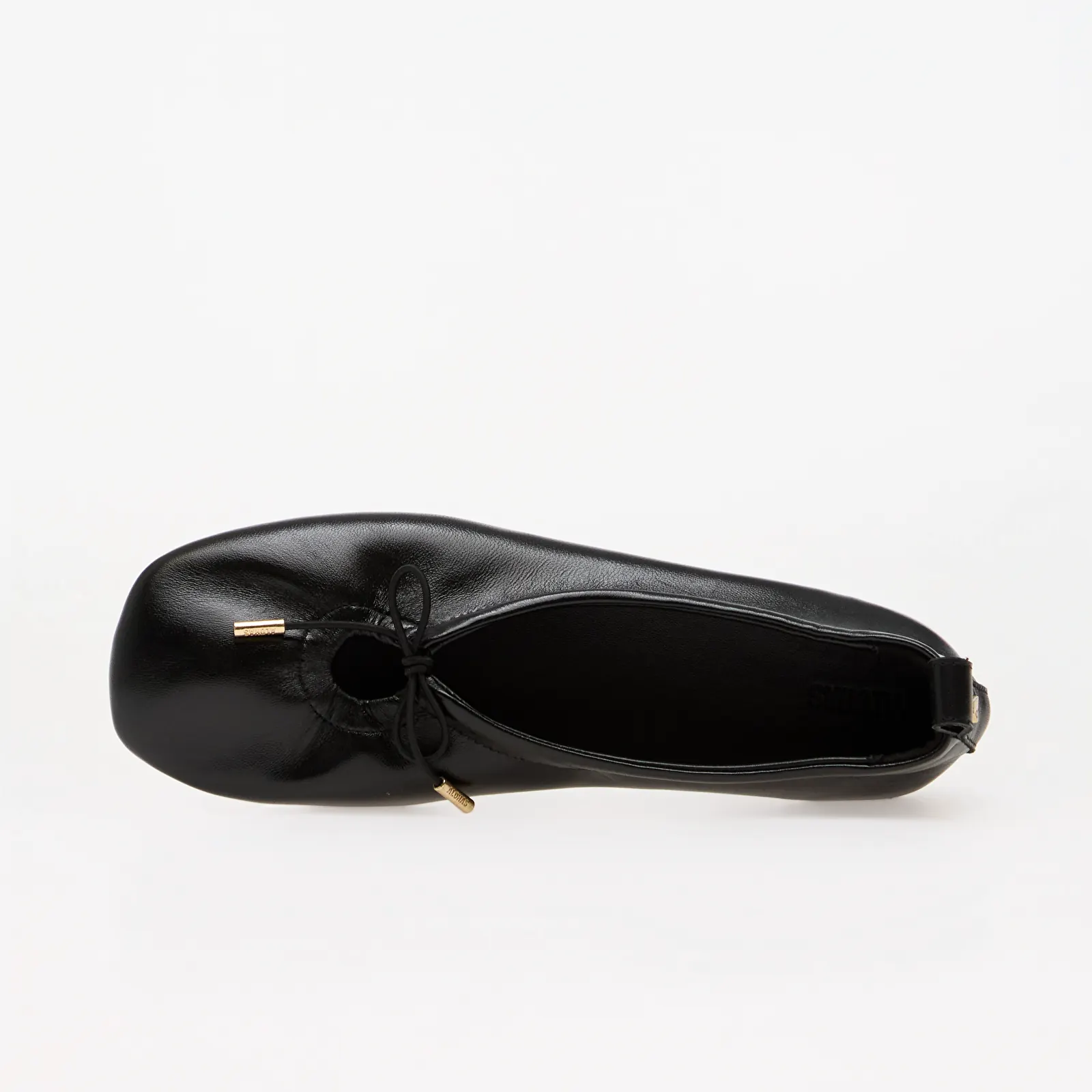 Women's sneakers Alohas Rosalind Black Leather Ballet Flats Black