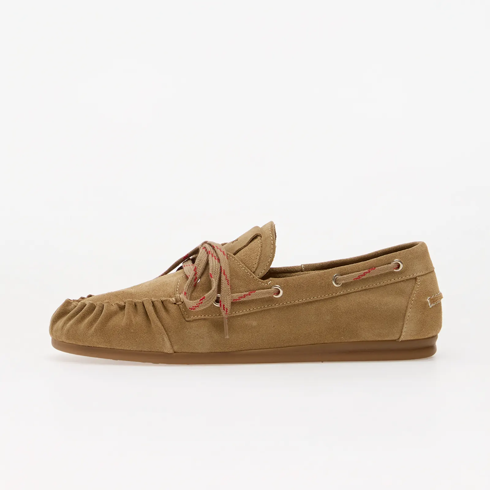 Pánské mokasíny Alohas Rowan Sporty Suede Beige Leather Loafers Beige