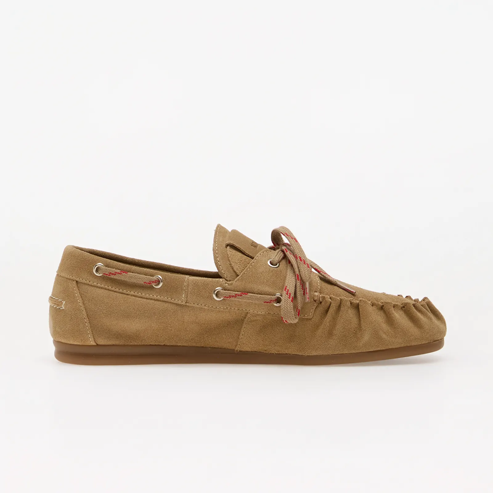 Pánské mokasíny Alohas Rowan Sporty Suede Beige Leather Loafers Beige
