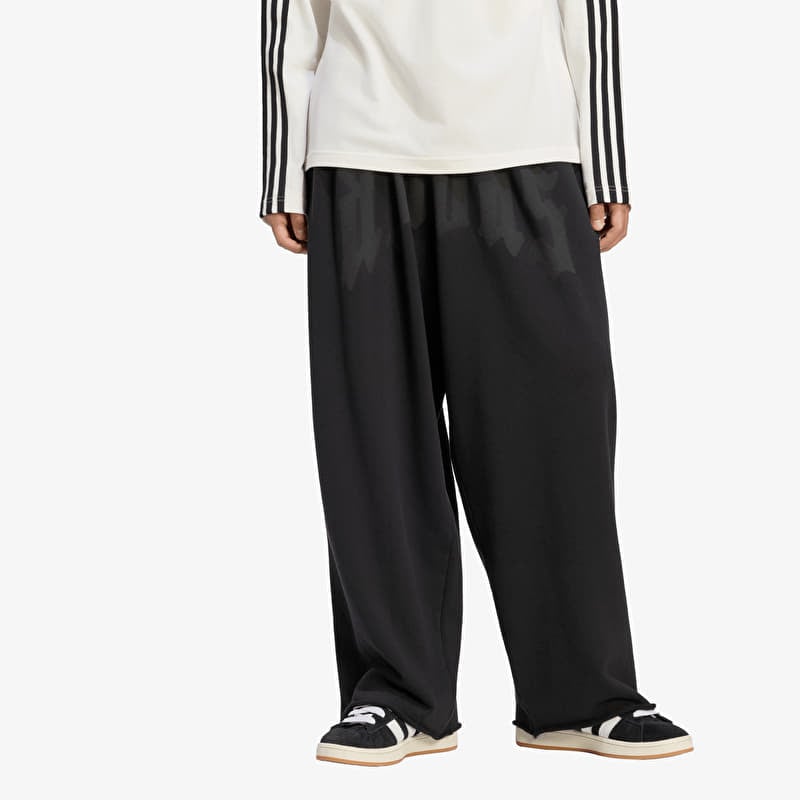 Sportinės kelnės adidas Wide Leg Sweat Pant Black