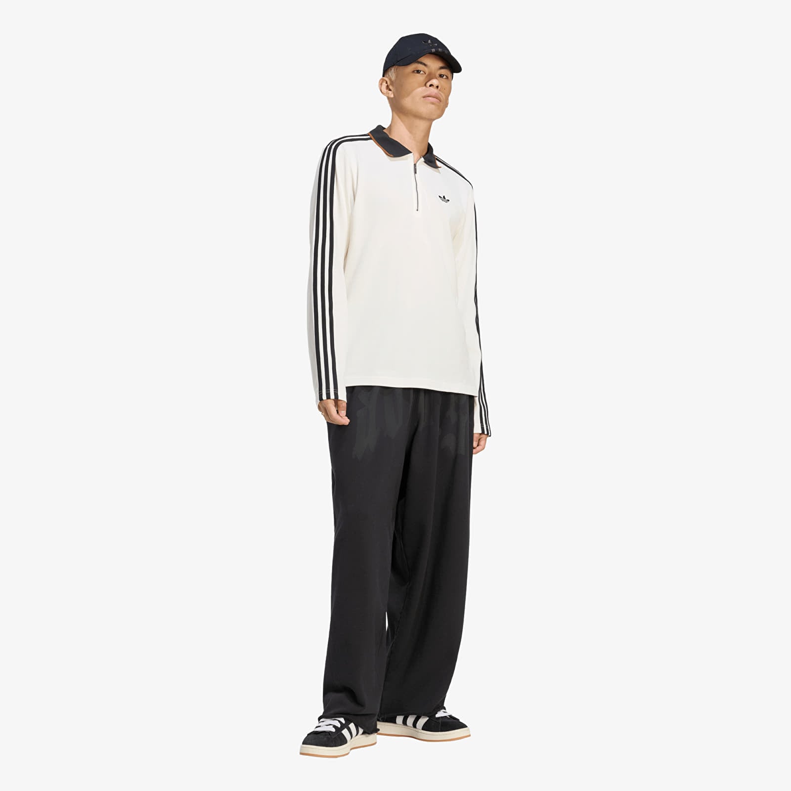Pantalons de survêtement homme adidas Wide Leg Sweat Pant Black