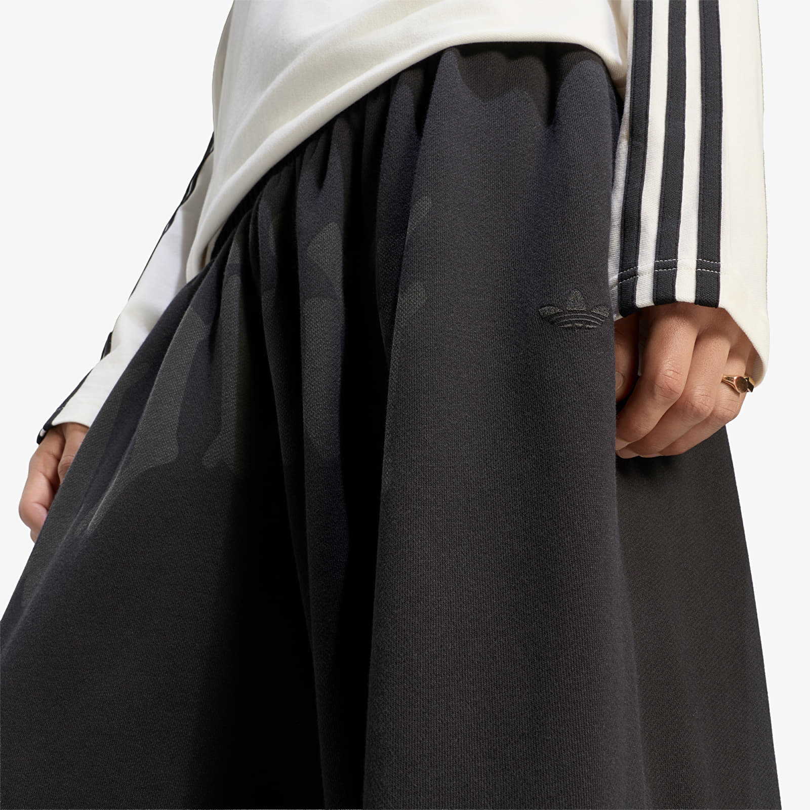 Pantalons de survêtement homme adidas Wide Leg Sweat Pant Black