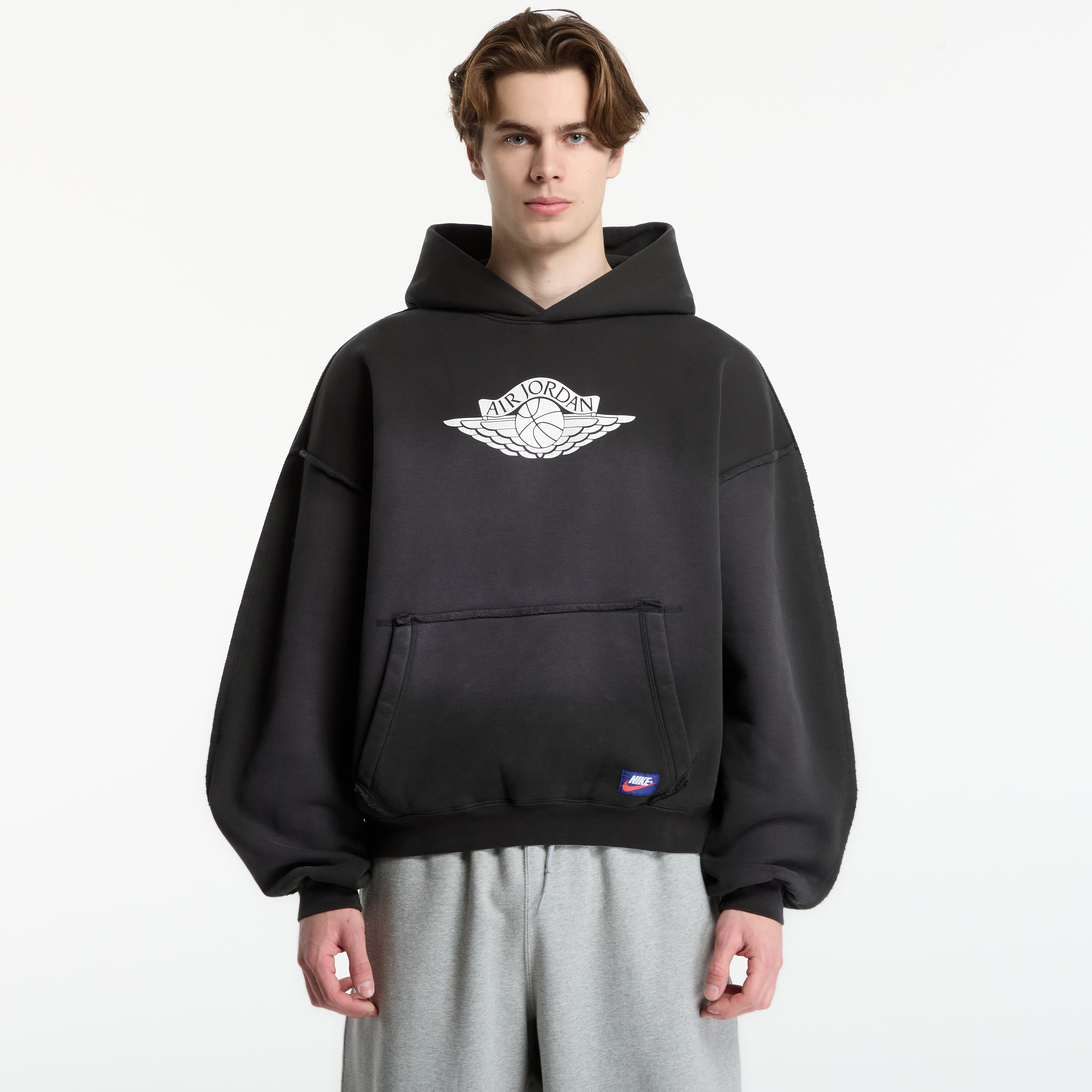 Суитшърт Jordan Flight Wings Fleece Pullover Hoodie Night Forest/ Sail S
