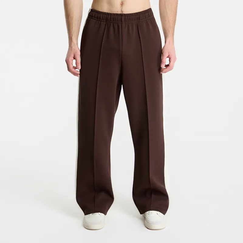 Verryttelyhousut Urban Classics Piqué Open Leg Trackpants Brown