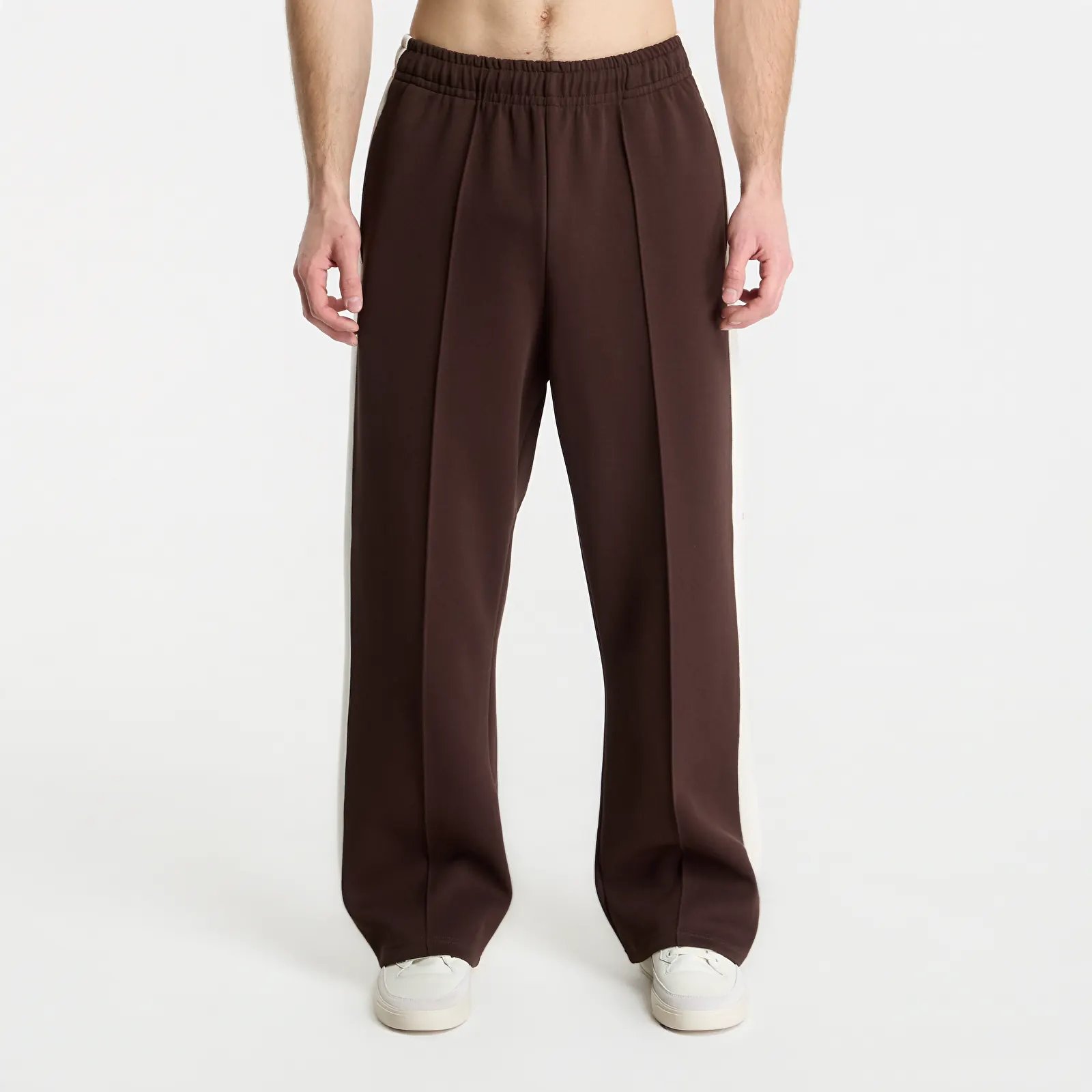 Sweatpants Urban Classics Piqué Open Leg Trackpants Brown