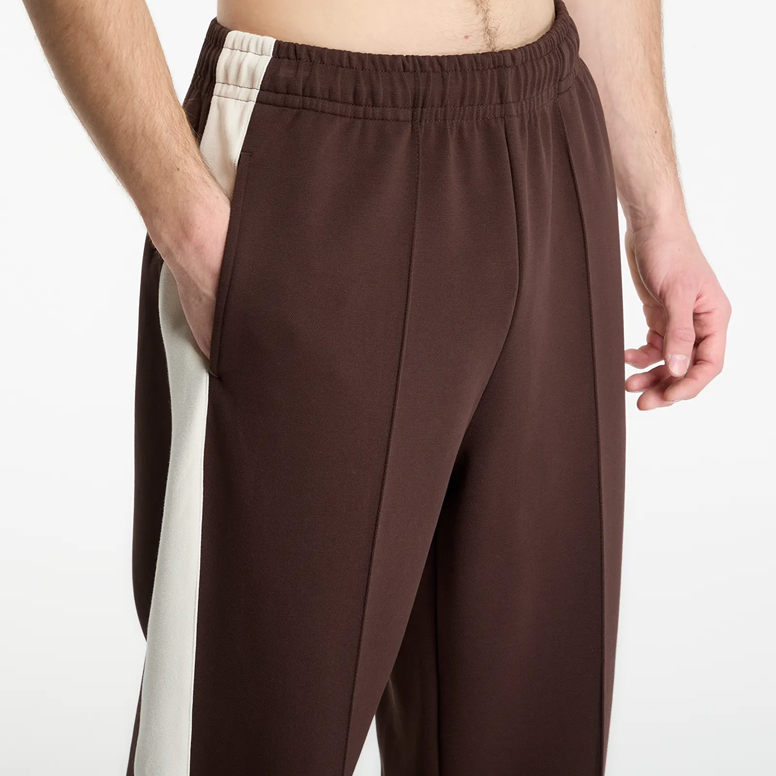 Sweatpants Urban Classics Piqué Open Leg Trackpants Brown
