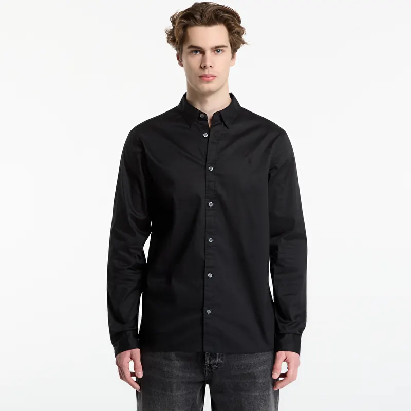 AllSaints Hawthorne Ls Shirt Black