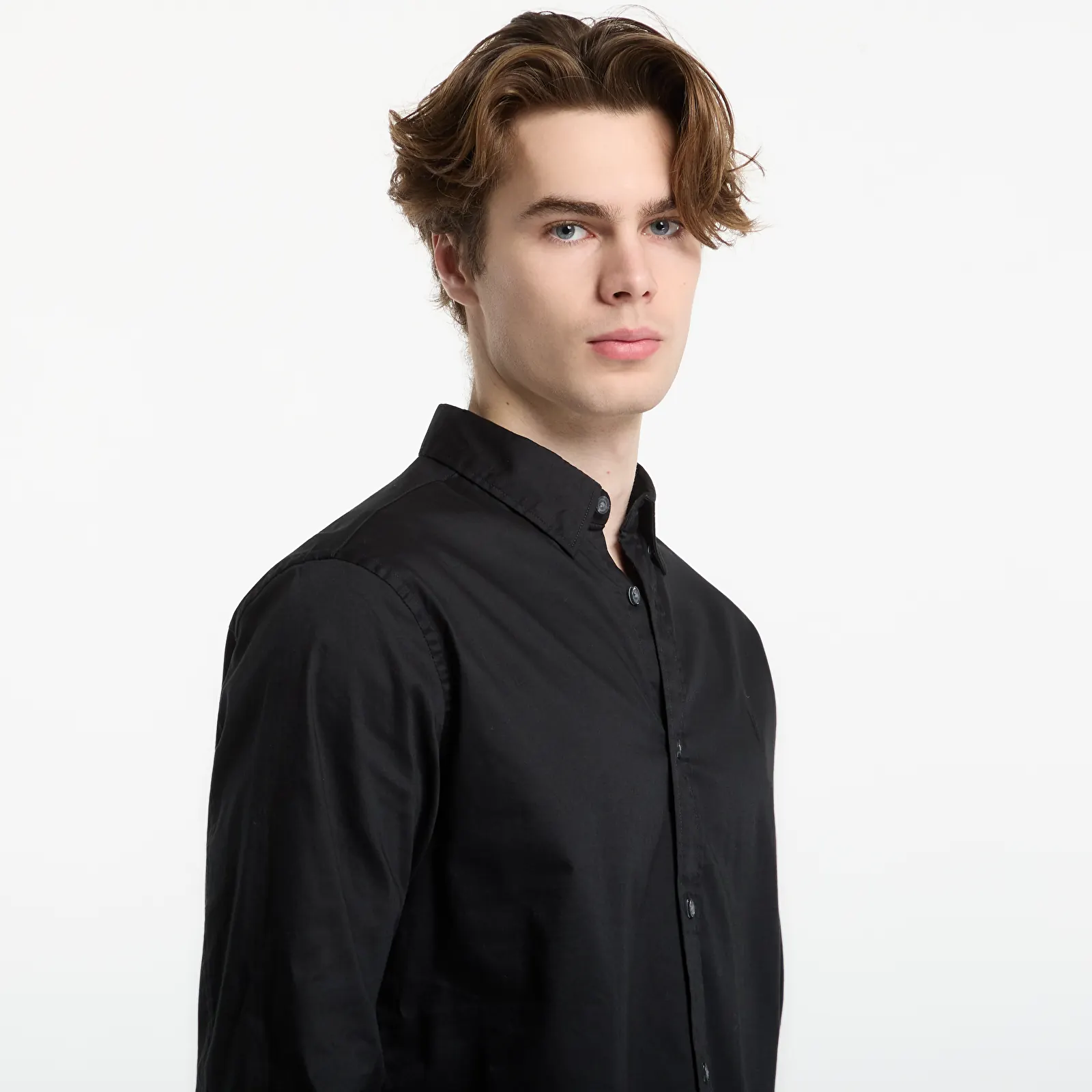 Skjorter AllSaints Hawthorne Ls Shirt Black