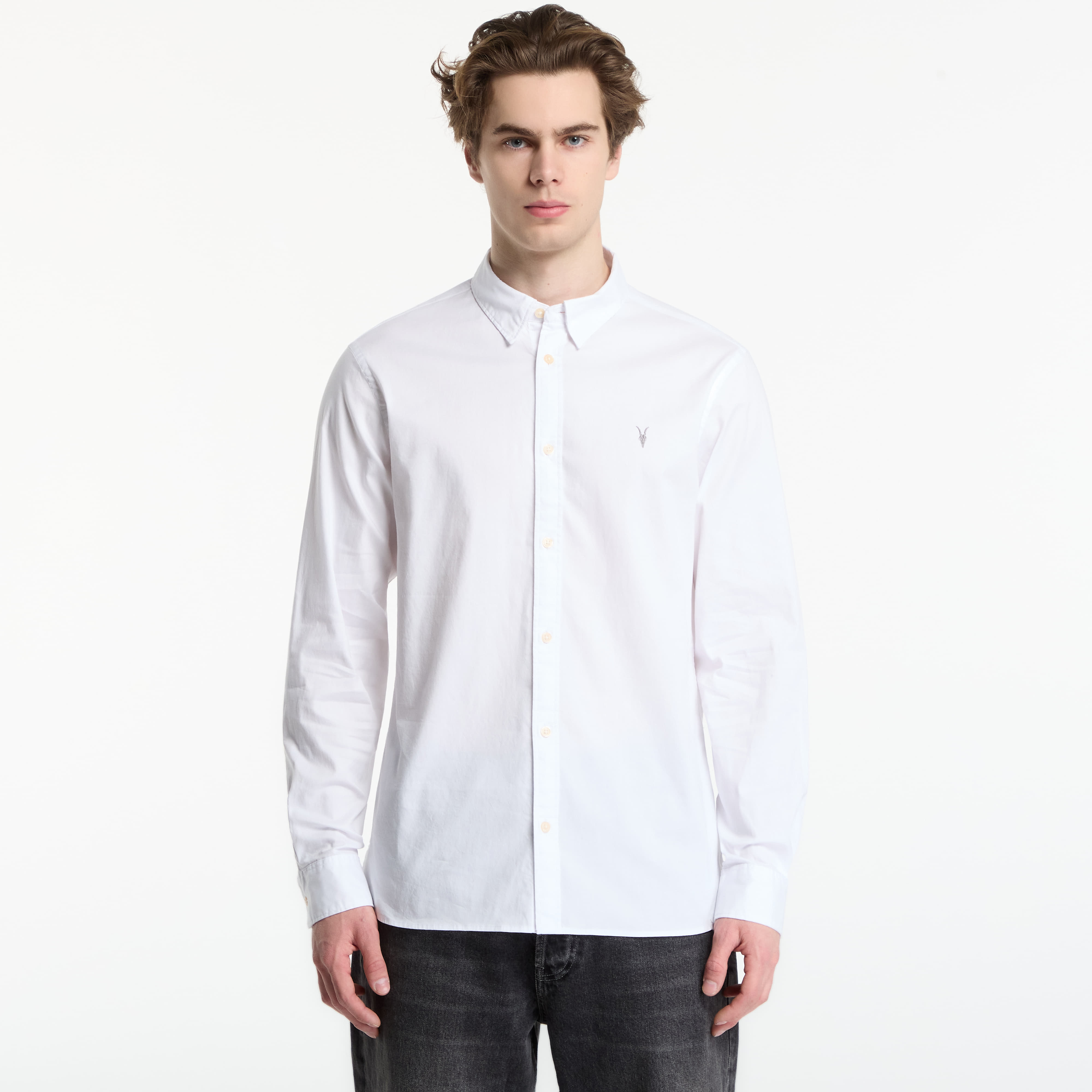 AllSaints Košile AllSaints Hawthorne Ls Shirt White XL