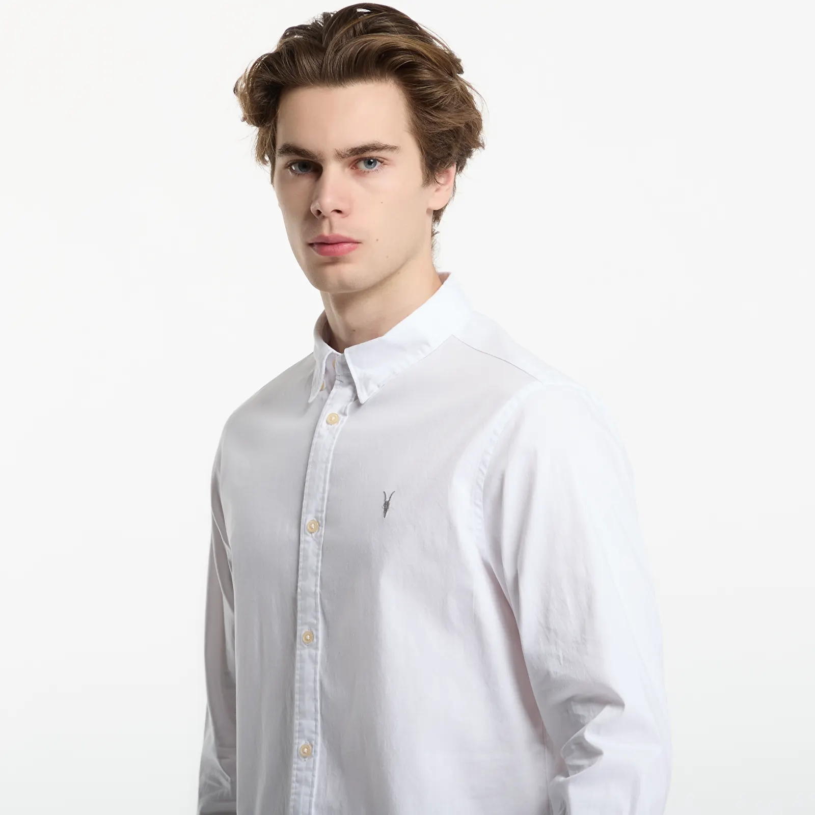 Chemises AllSaints Hawthorne Ls Shirt White