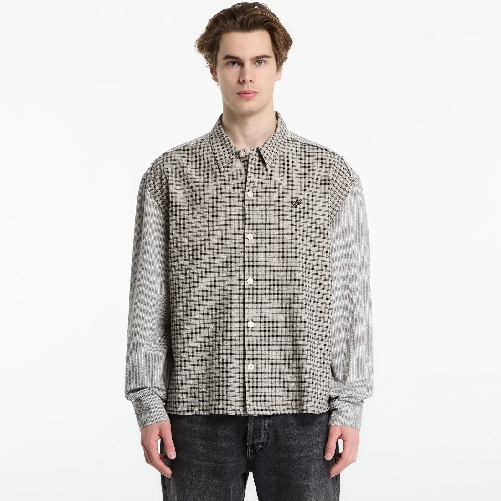Srajce  AllSaints Kage Shirt Oat White