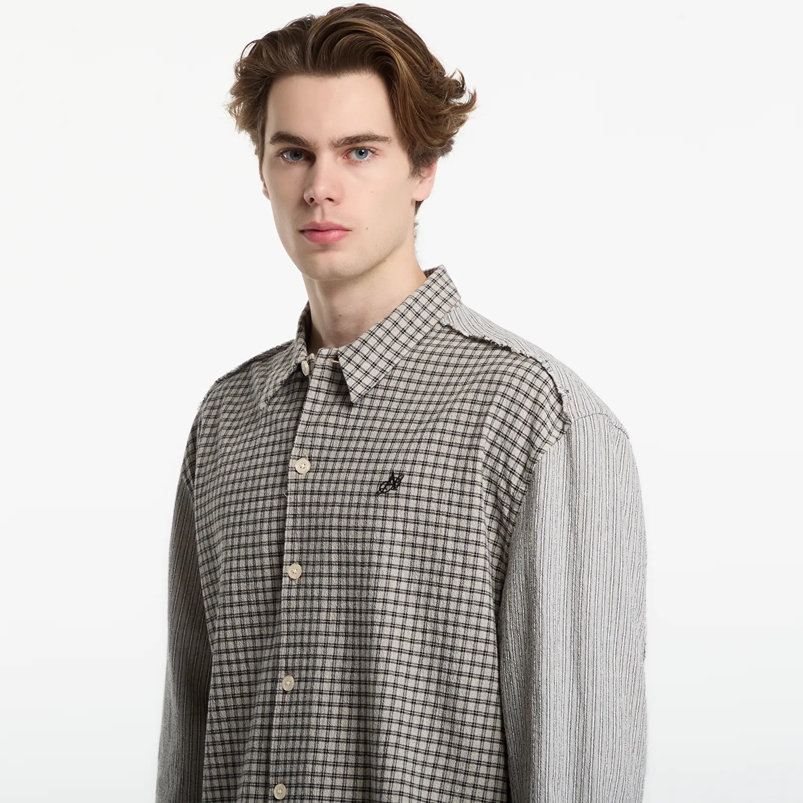Srajce  AllSaints Kage Shirt Oat White