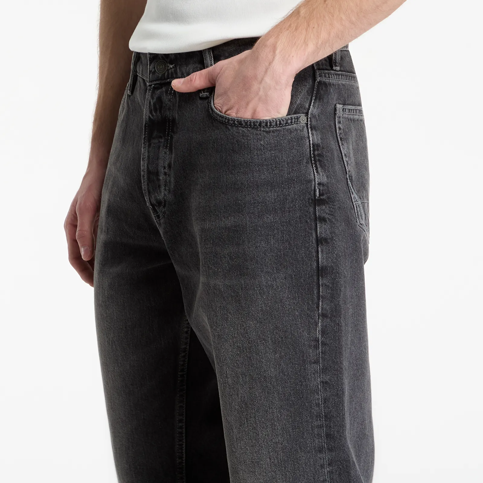 Džinsi AllSaints Loose Straight Jean Washed Grey