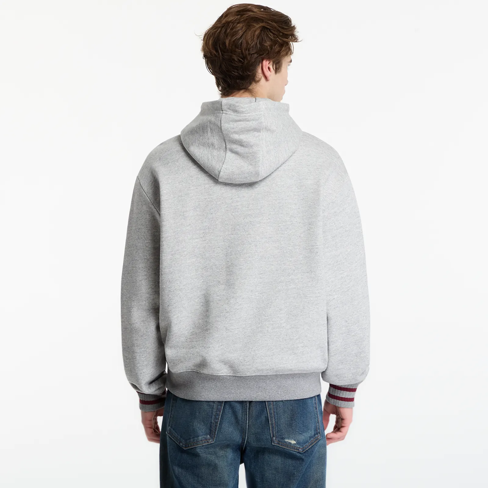 Sweatshirts Tommy Hilfiger Varsity Embro Rlx Hoodie Light Grey Heather