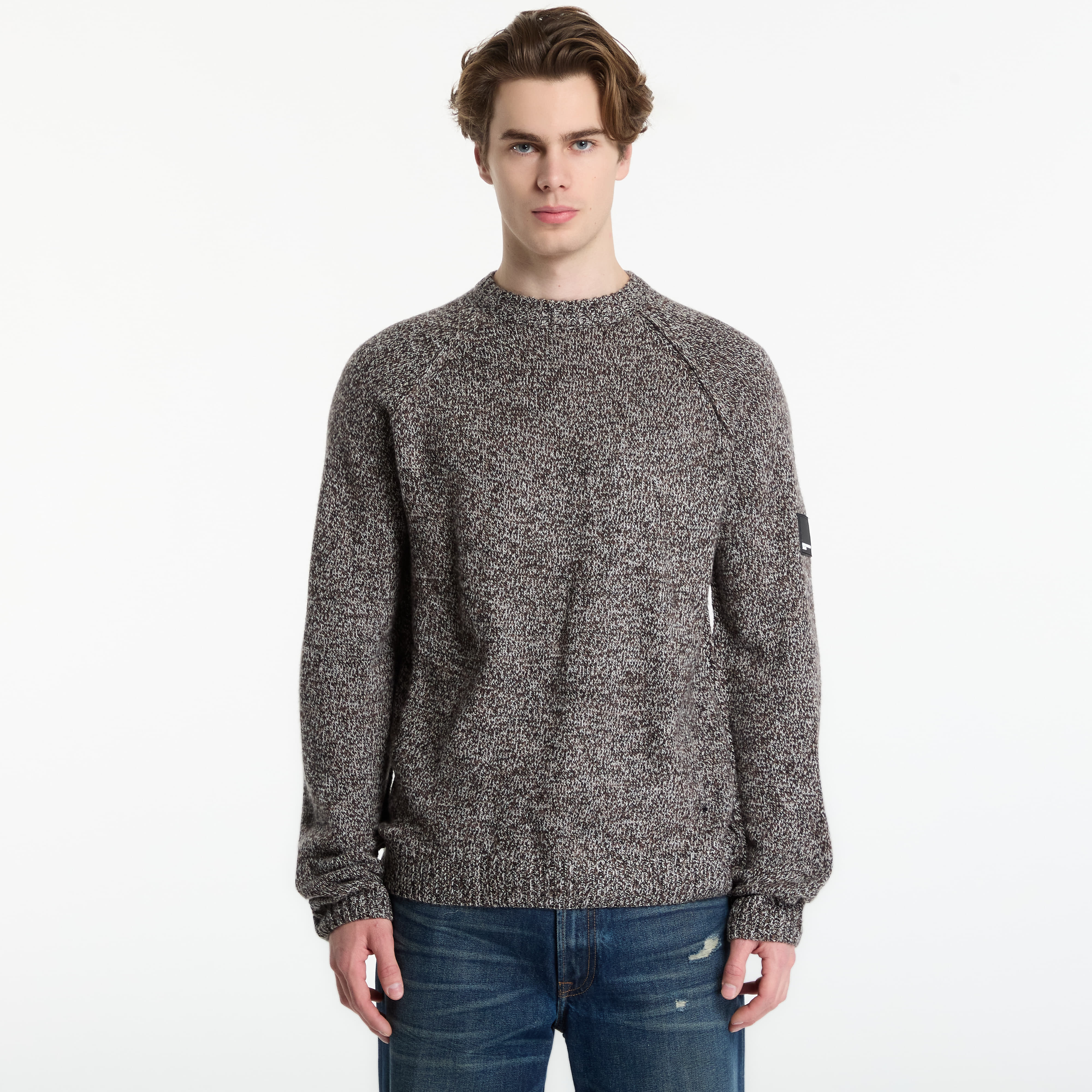 Пуловер Karl Lagerfeld Jeans Melange Sweater Iron XL