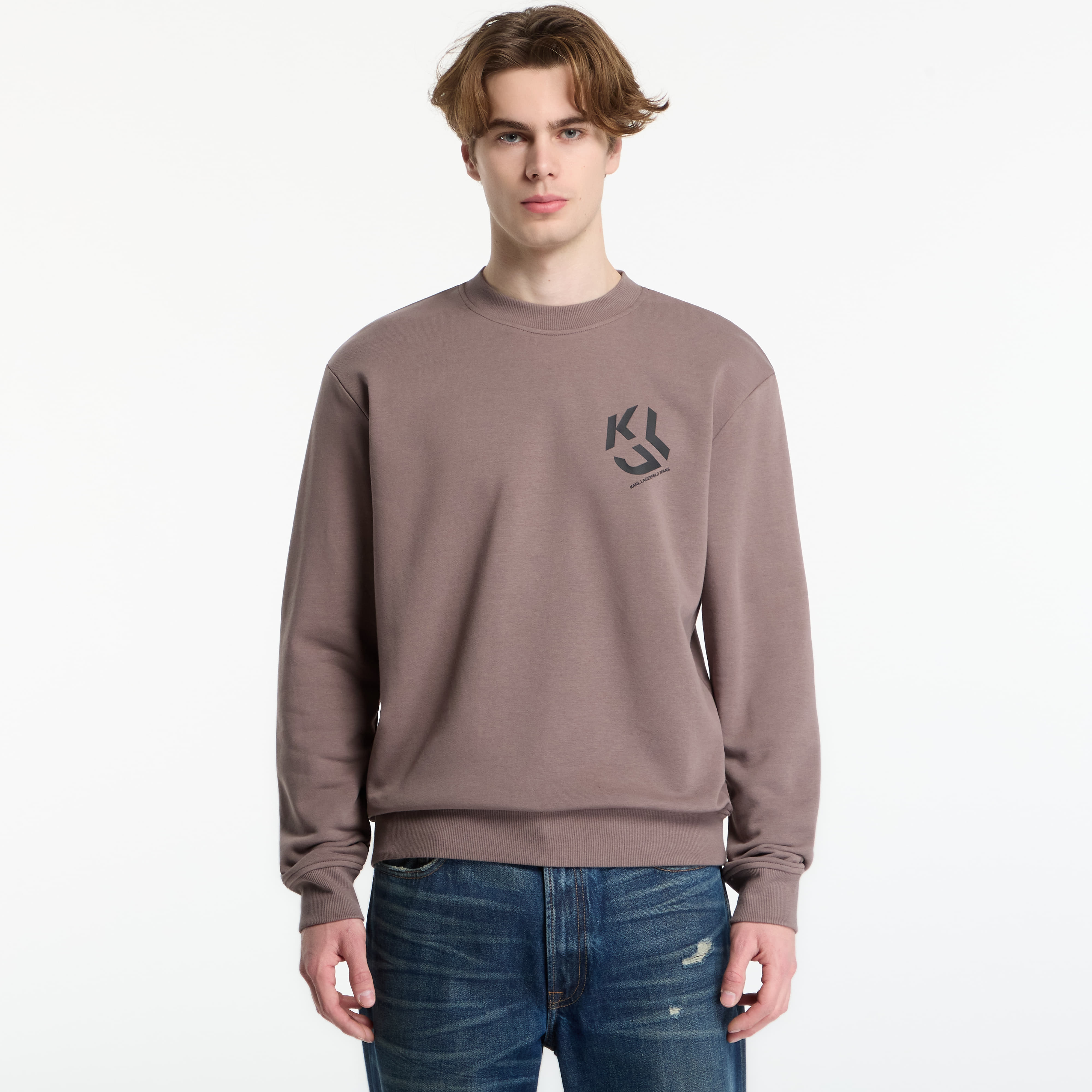Karl Lagerfeld Jeans Mikina Karl Lagerfeld Jeans Reg Monogram Sweat Iron XL