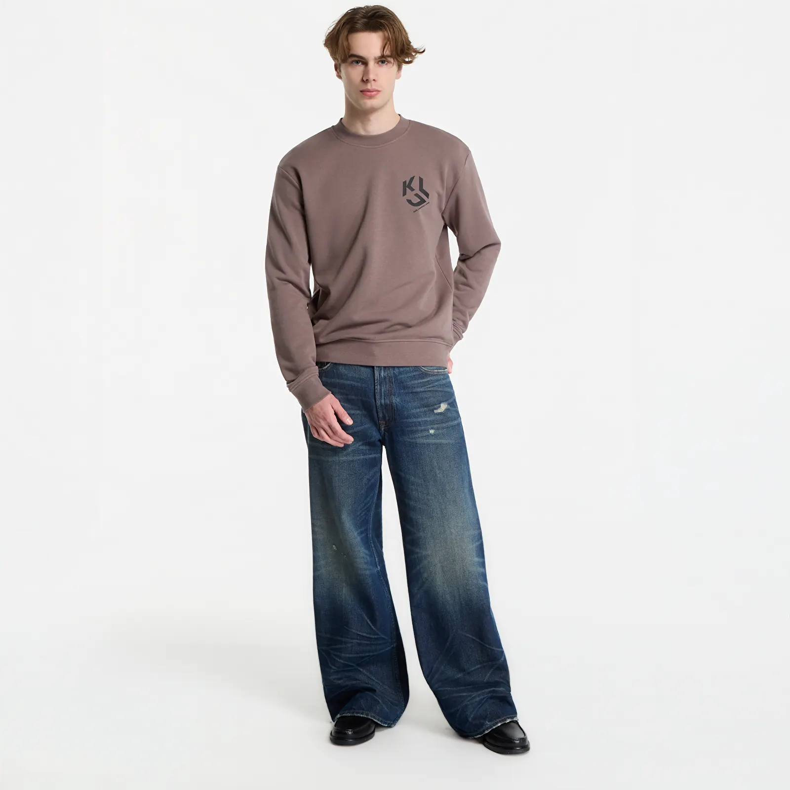 Puloverji   Karl Lagerfeld Jeans Reg Monogram Sweat Iron