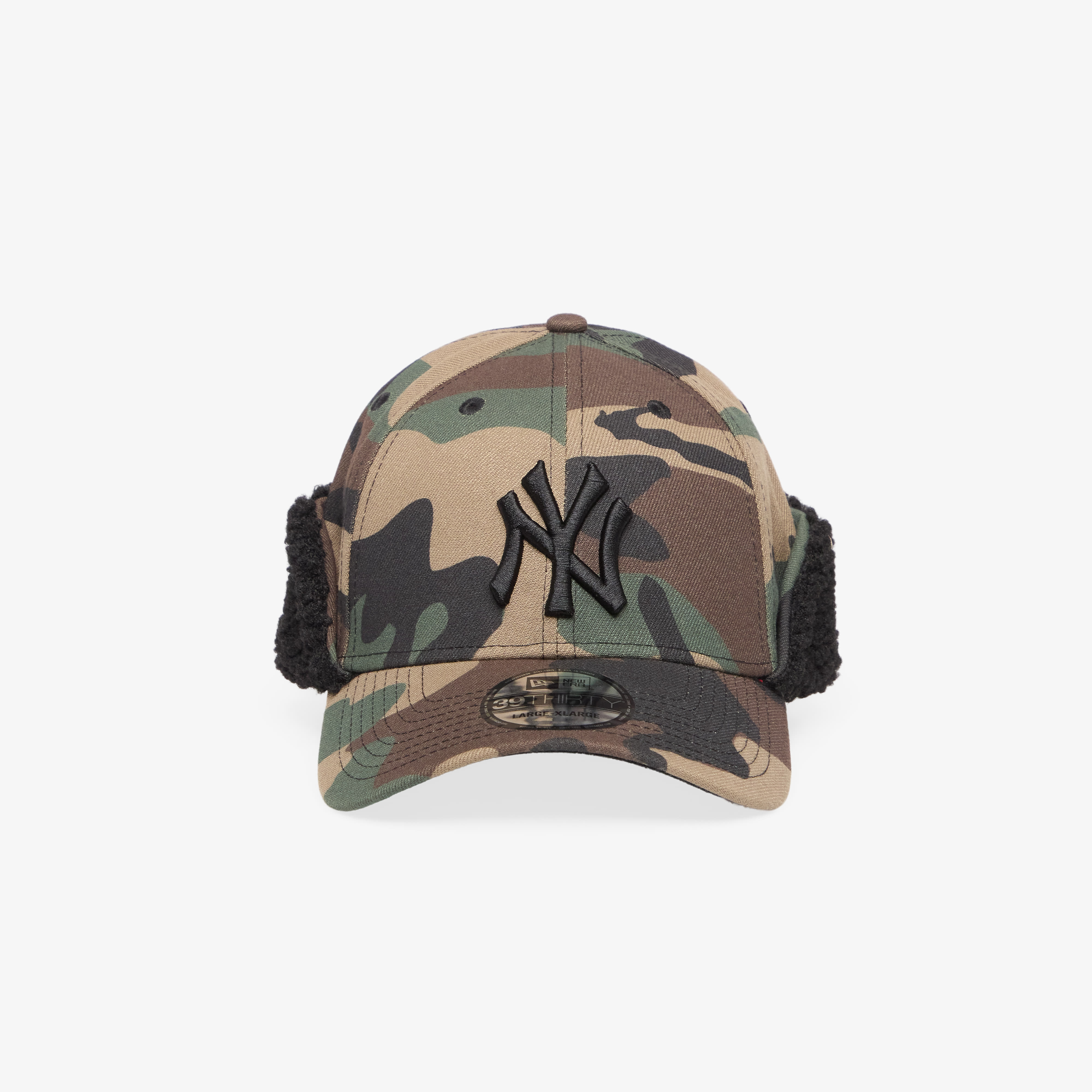 Шапка New Era 39THIRTY MLB Camo Downflap New York Yankees Black L-XL
