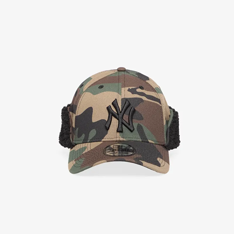 Mütze New Era 39THIRTY MLB Camo Downflap New York Yankees Black