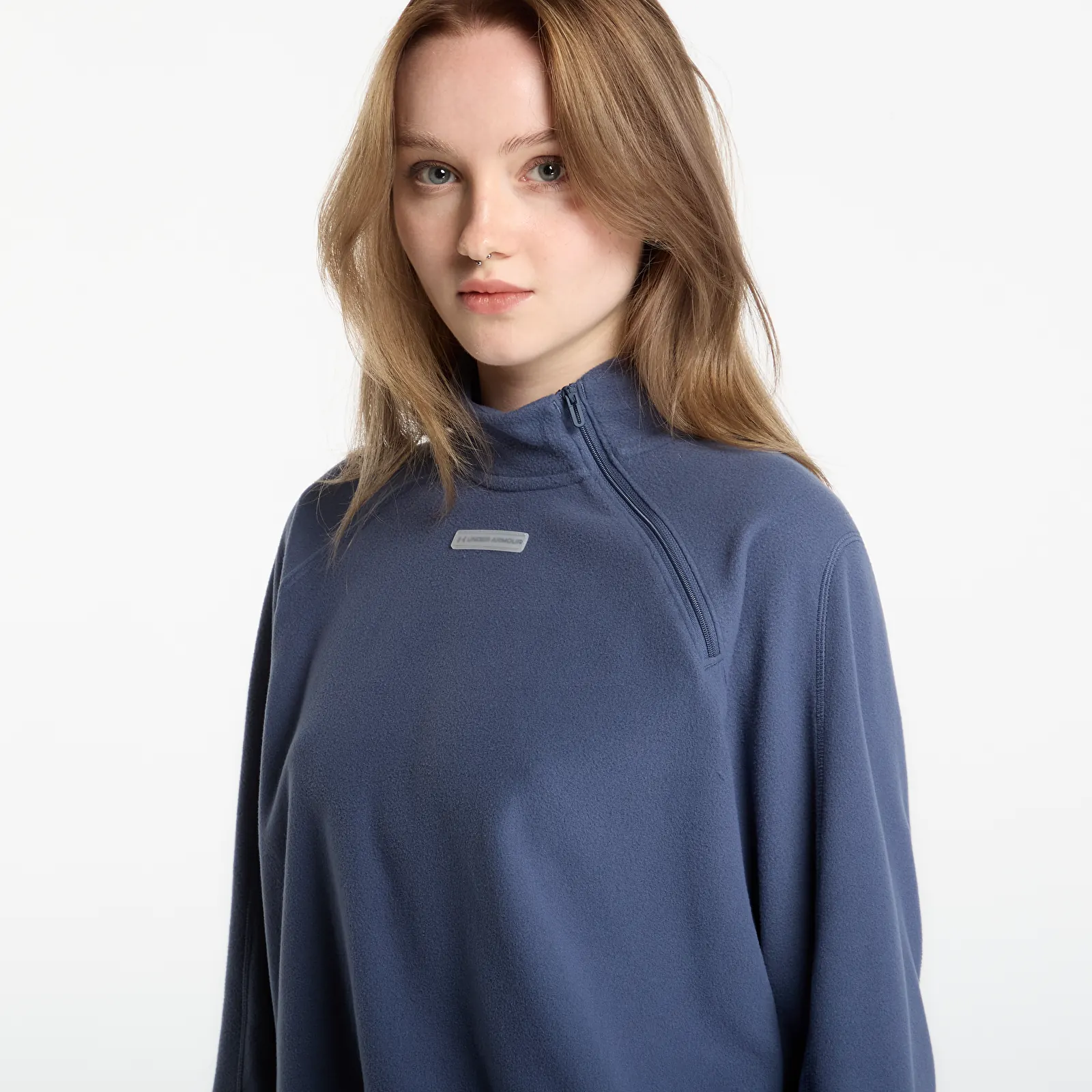 Gensere for kvinner Under Armour Performance Fleece QZ Downpour Gray/ Downpour Gray