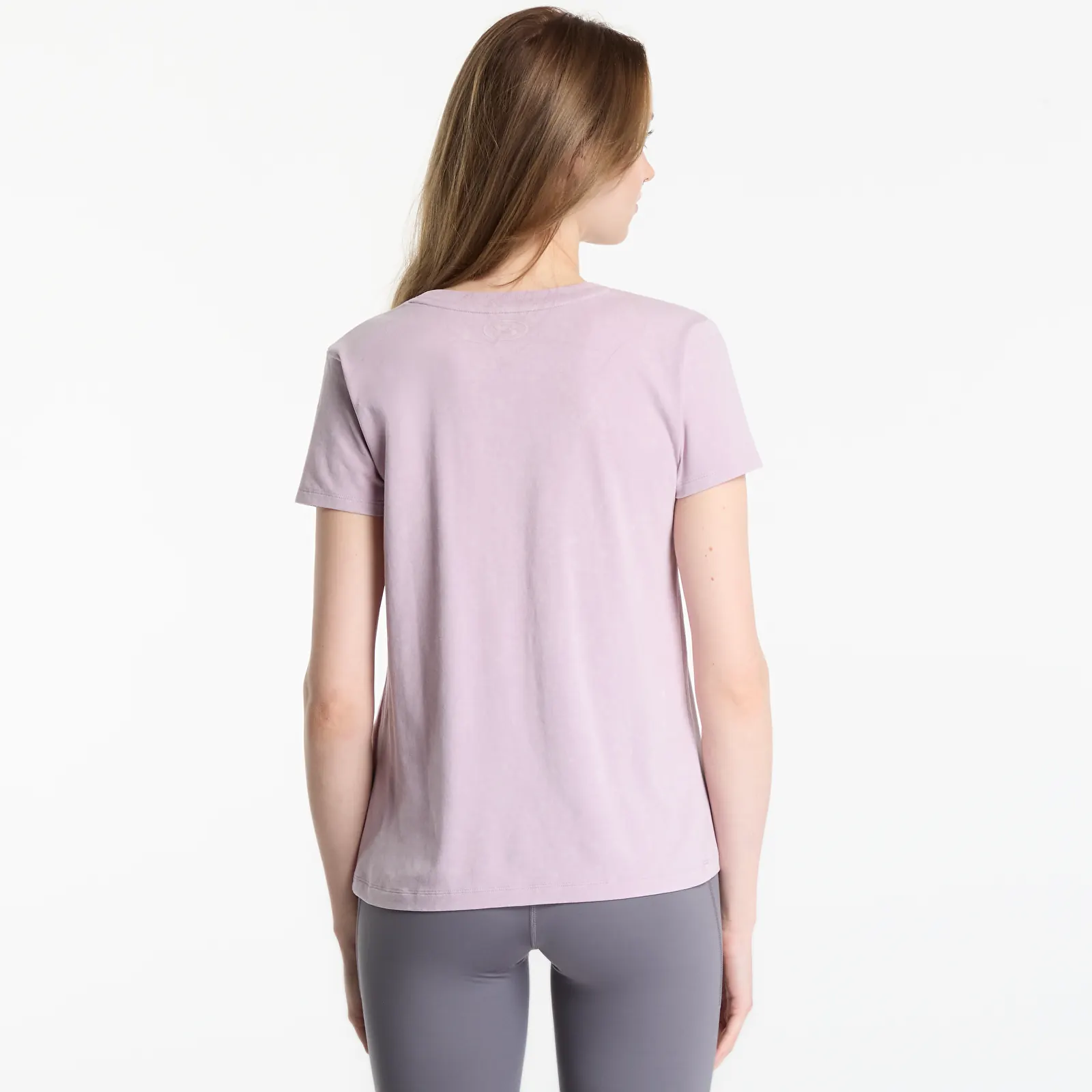 Tričká Under Armour Rival Cotton Wash Ss Mauve Pink