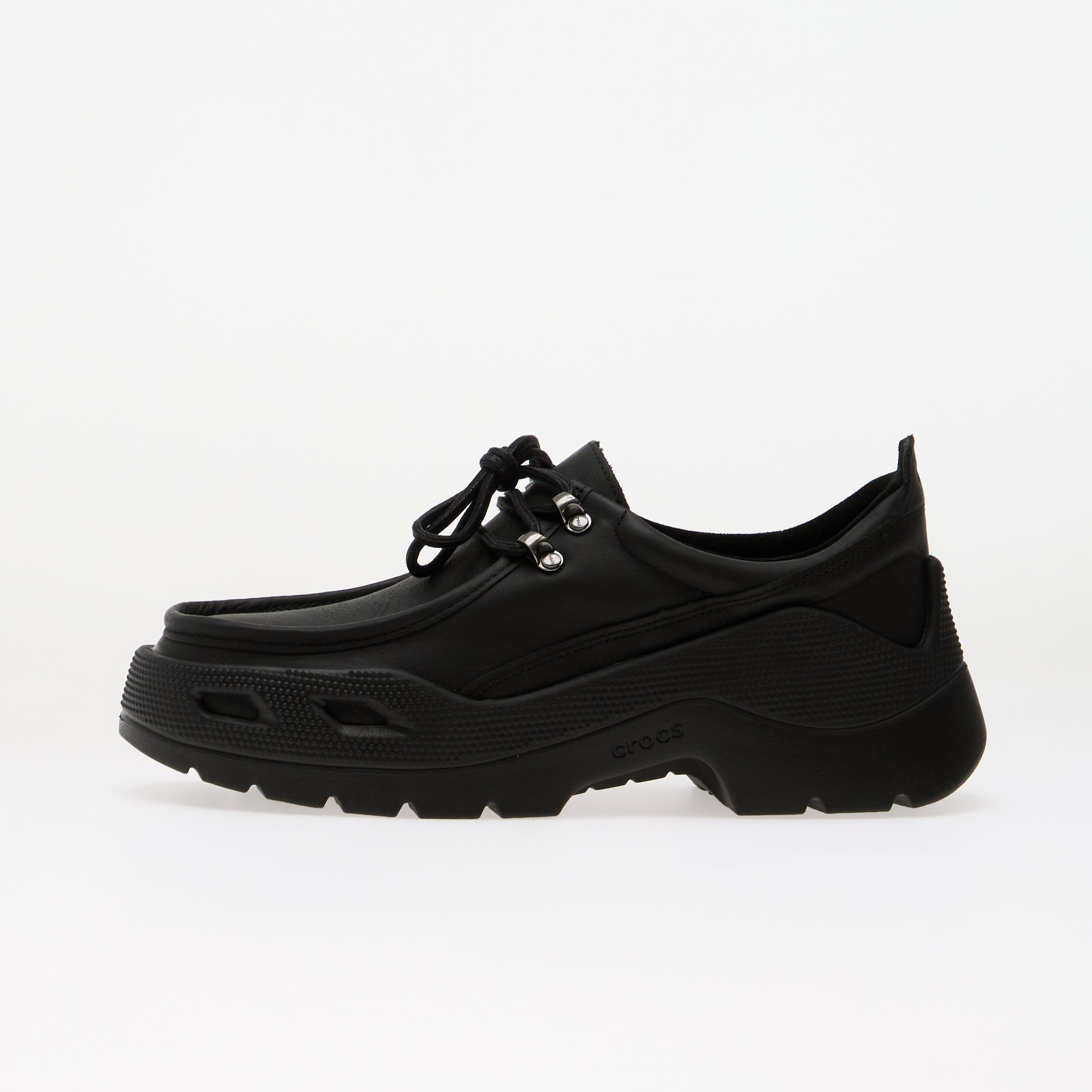 Обувки Crocs Gallery Leather Shoe Black/ Black 7