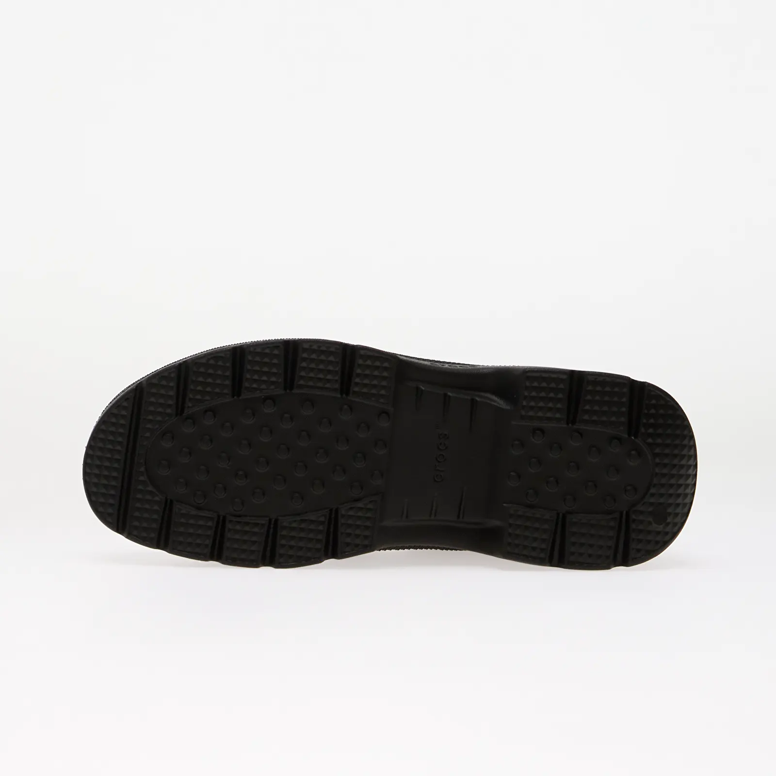 Pánské pantofle Crocs Gallery Leather Shoe Black/ Black