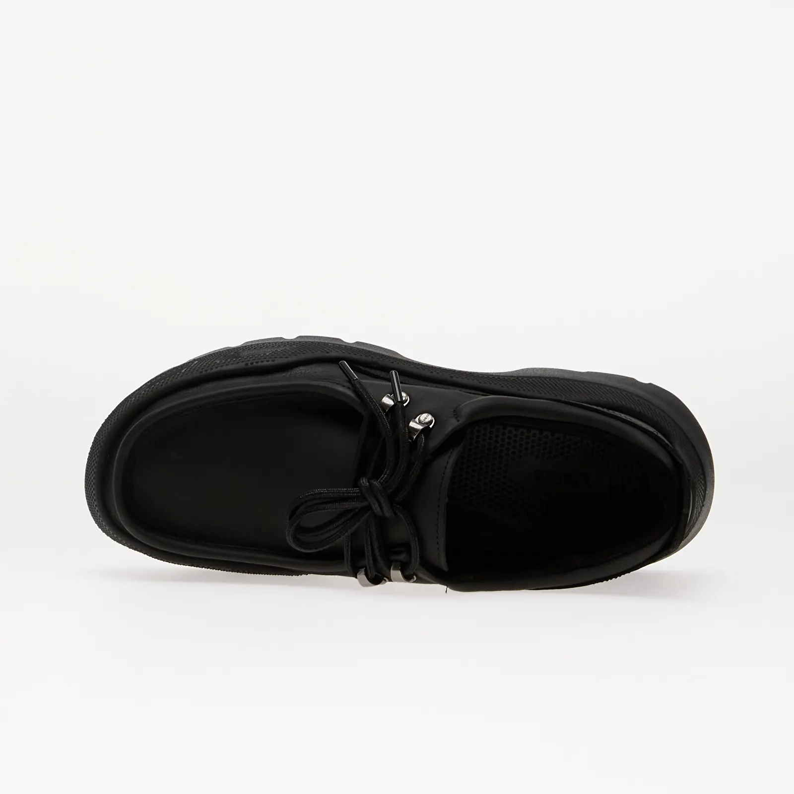 Pánské pantofle Crocs Gallery Leather Shoe Black/ Black