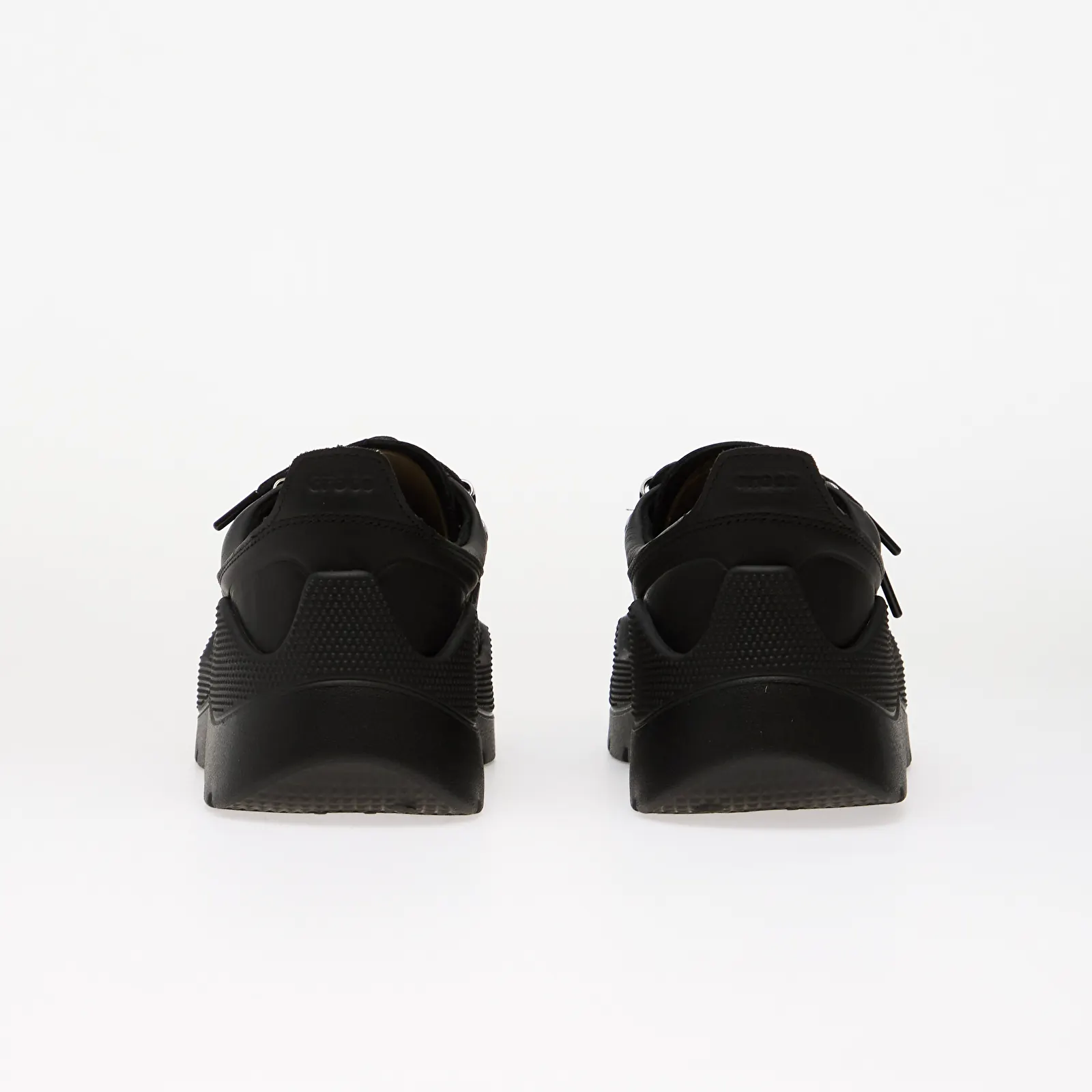 Pánské pantofle Crocs Gallery Leather Shoe Black/ Black