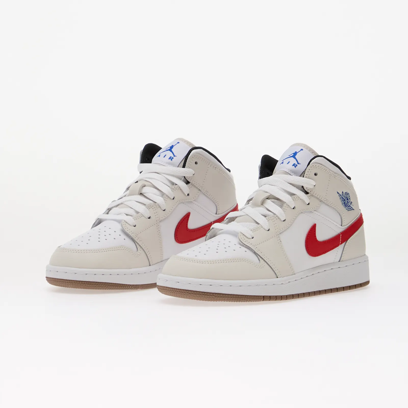 Lasten lenkkarit ja kengät Air Jordan 1 Mid Kids Phantom/ Game Royal-White-Sail