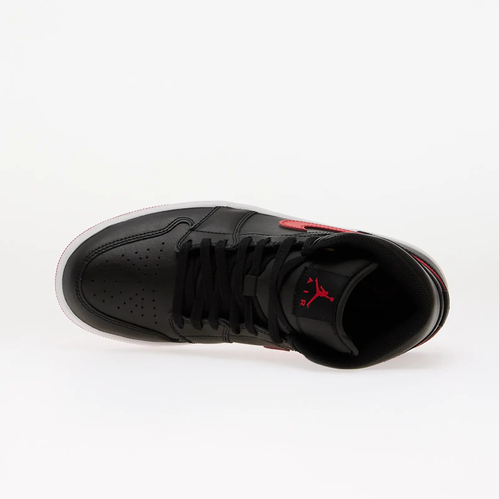 Meeste tossud Air Jordan 1 Mid Black/ University Red-White