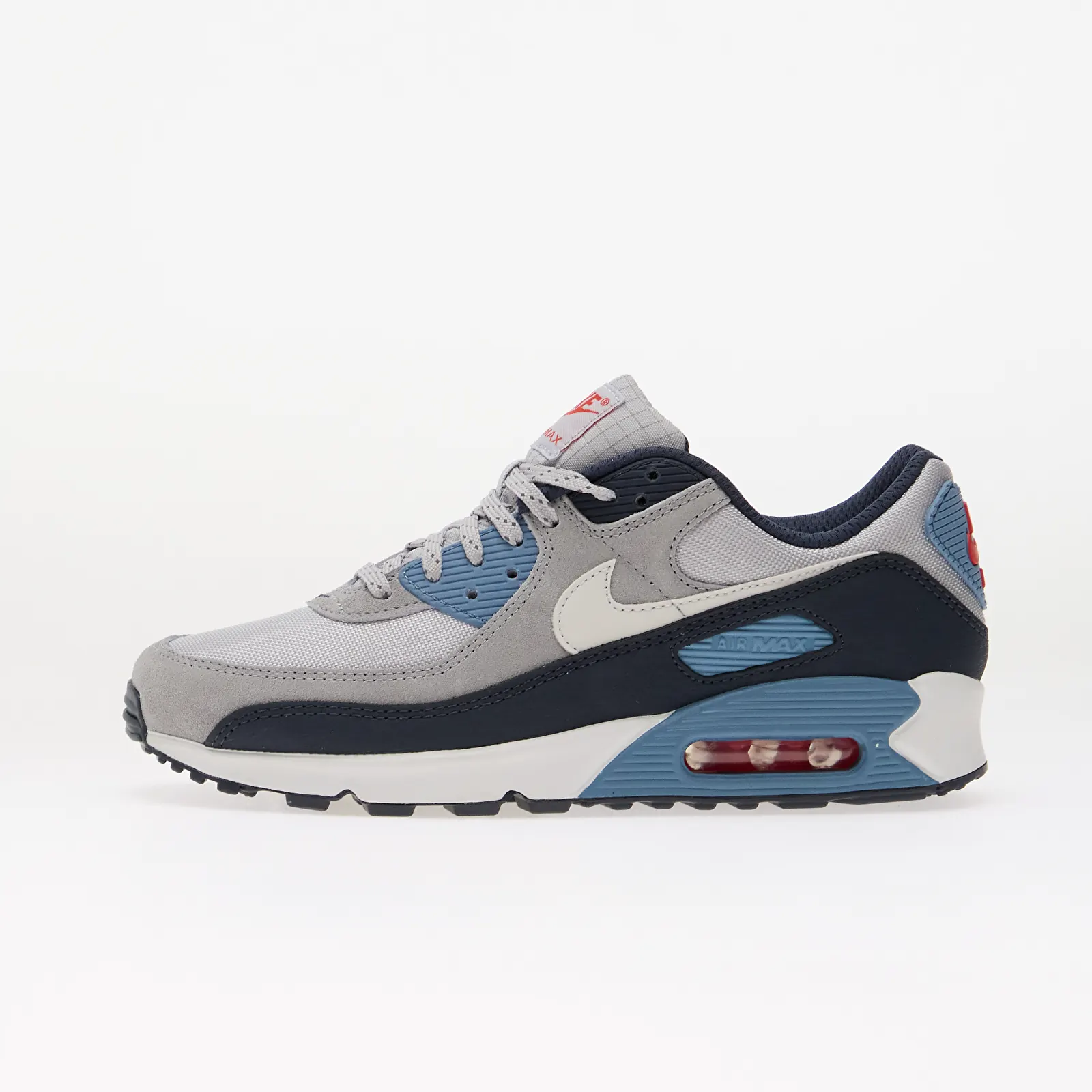 Sportschuhe für Männer Nike Air Max 90 Geyser Grey/ White-Thunder-Work Blue