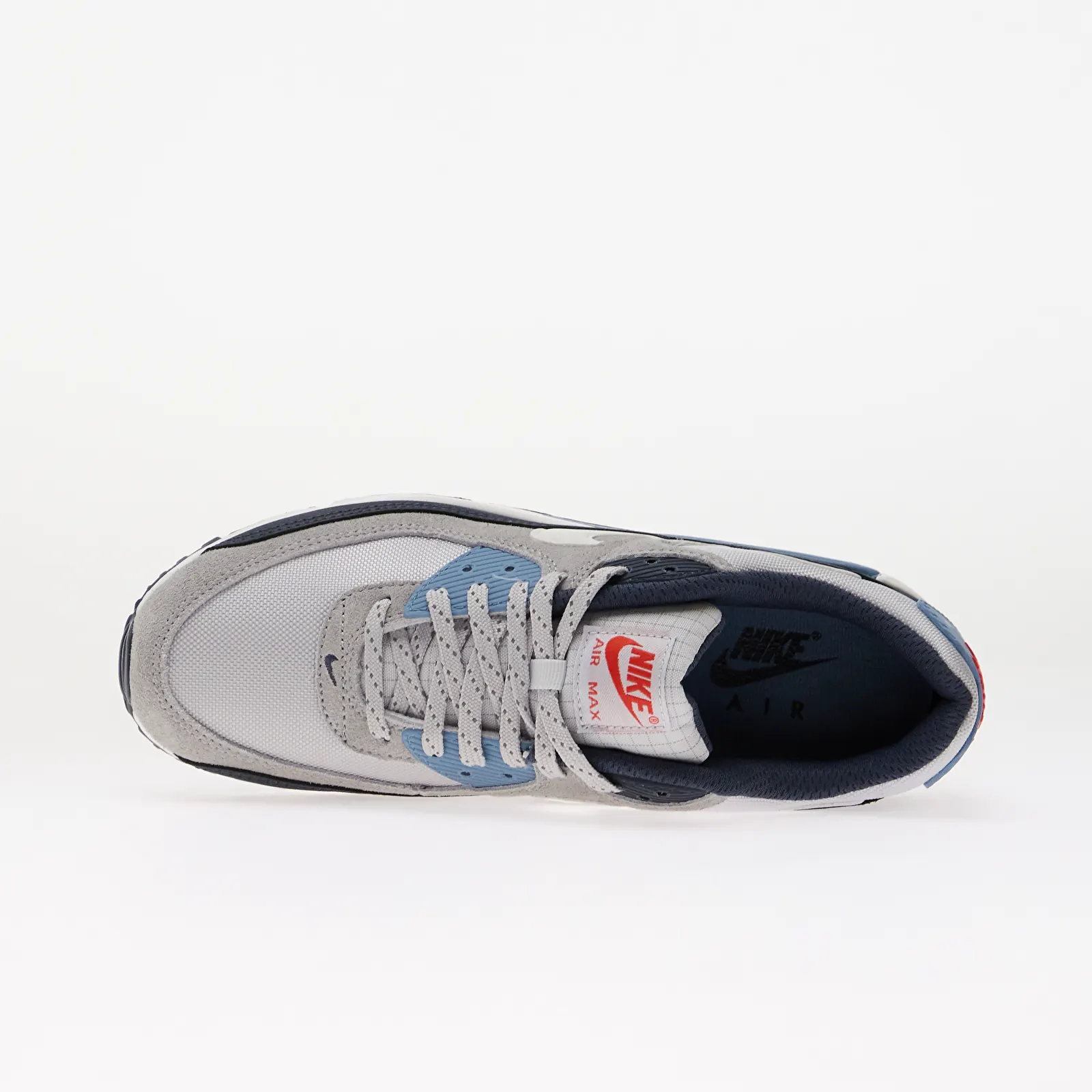 Sportschuhe für Männer Nike Air Max 90 Geyser Grey/ White-Thunder-Work Blue