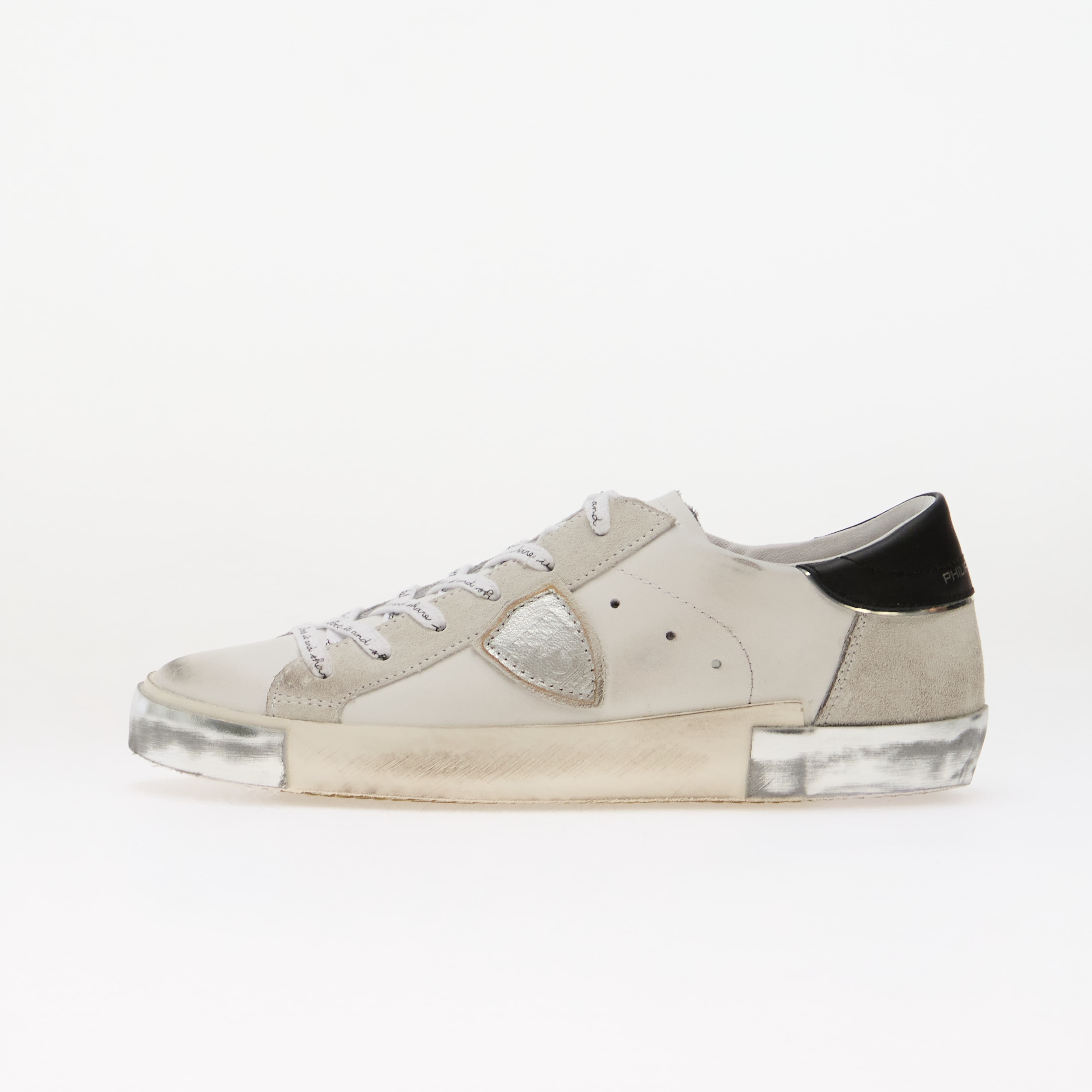 Сникърси Philippe Model Prsx Low Woman Foxy Lamine/ Blanc Argent EUR 37
