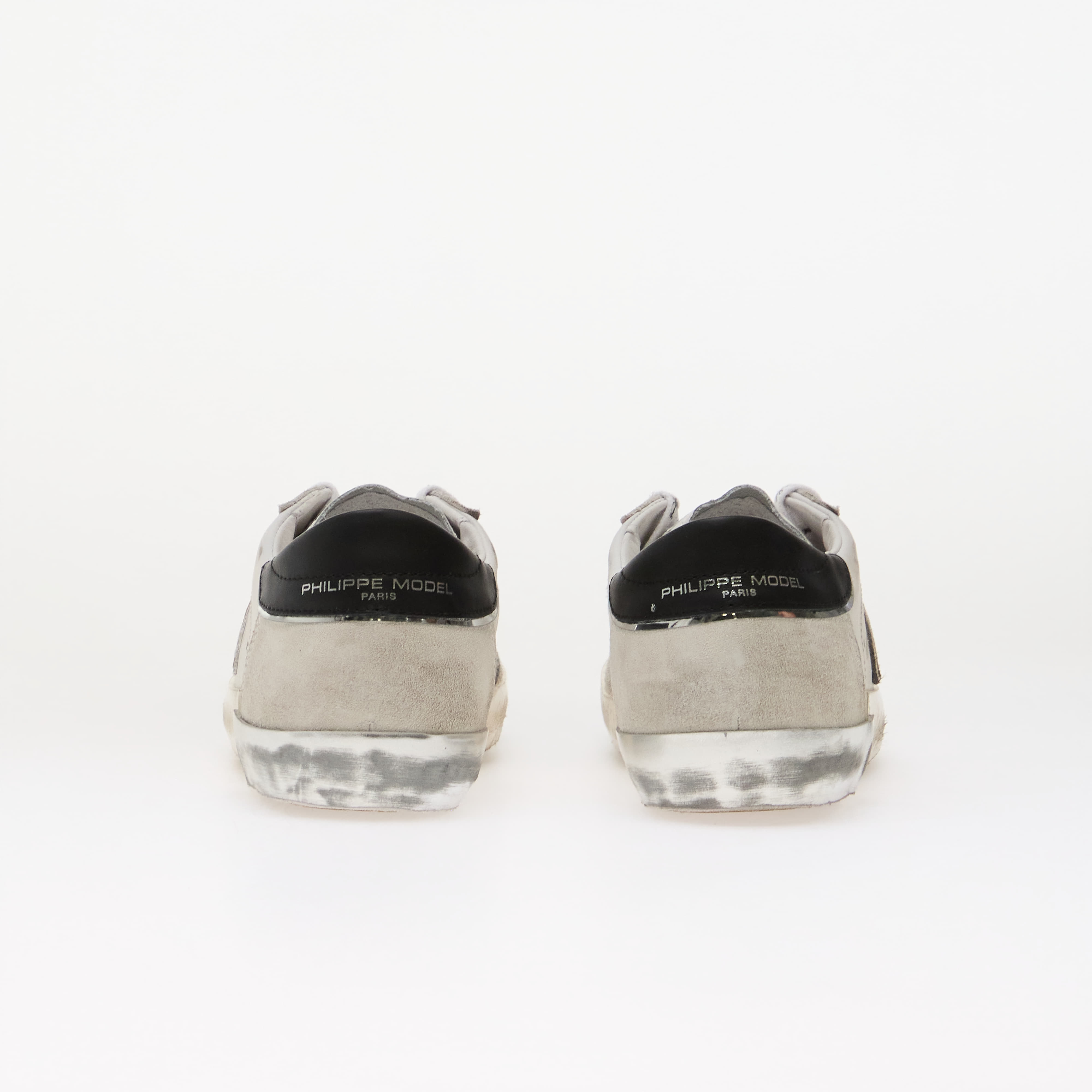 Philippe Model Sneakers Philippe Model Prsx Low Woman Foxy Lamine/ Blanc Argent EUR 37 - 4
