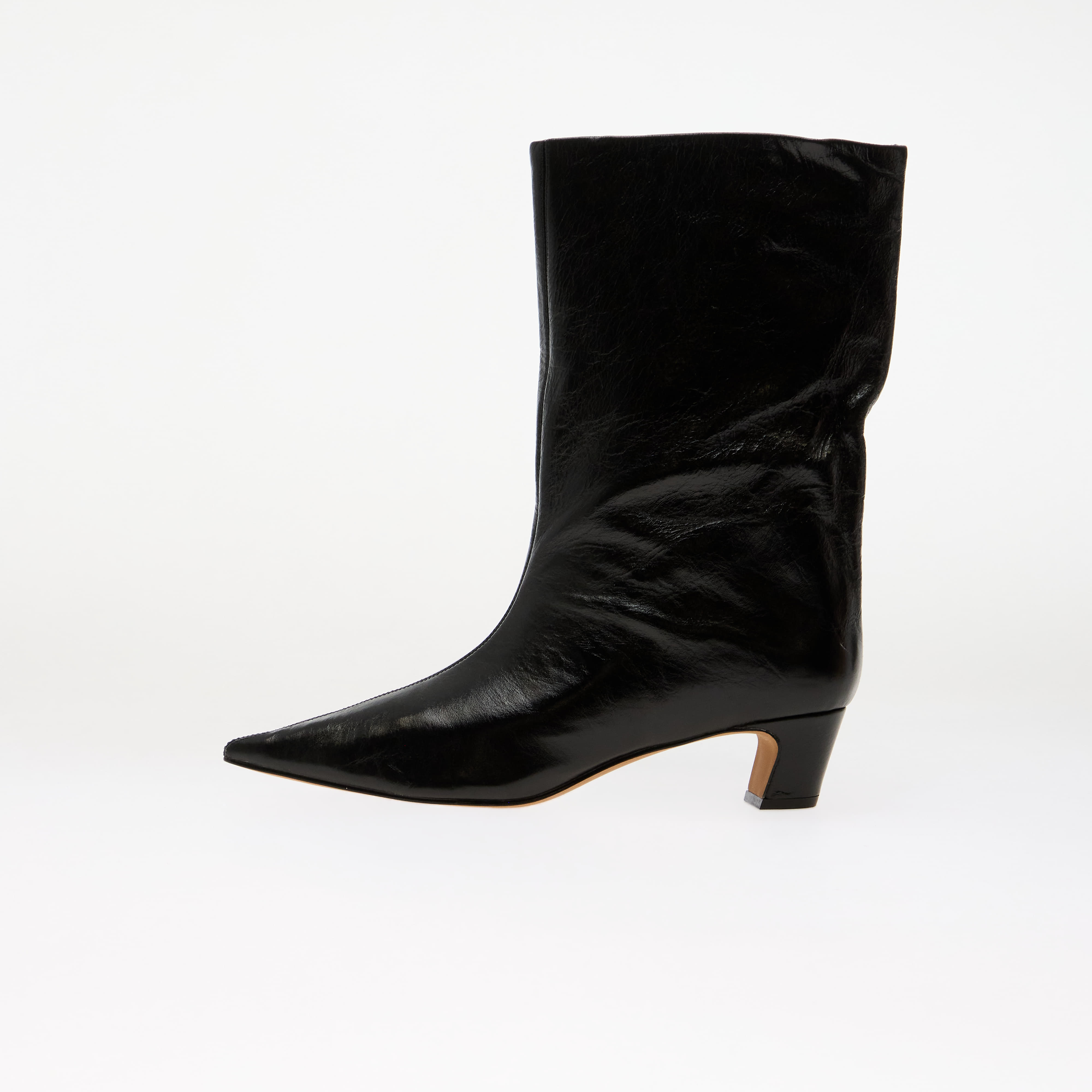 Steve Madden Lytton Black Crinkle 7.5