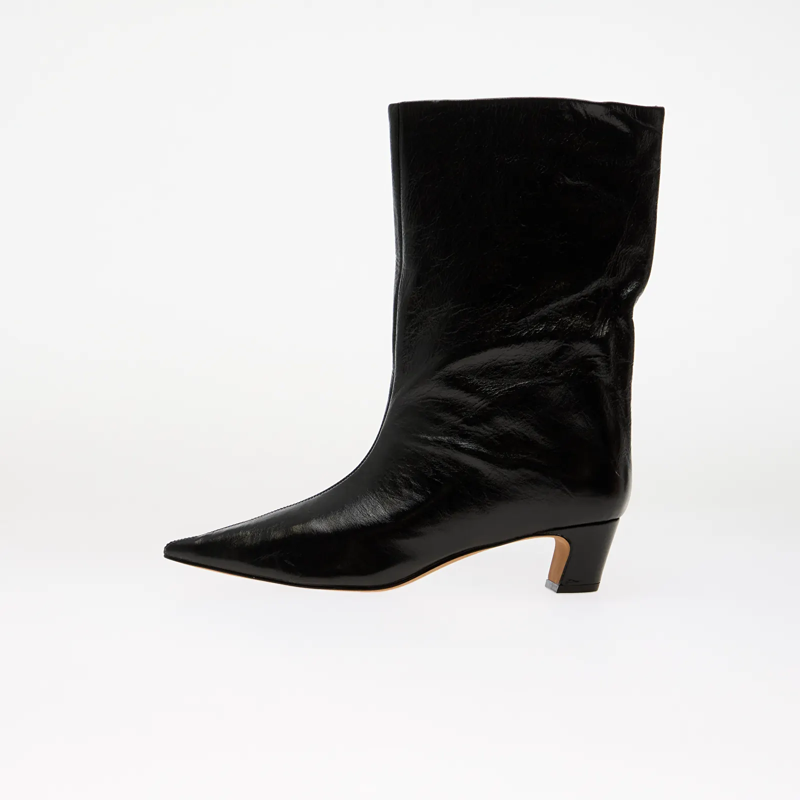 Sieviešu zābaki Steve Madden Lytton Black Crinkle