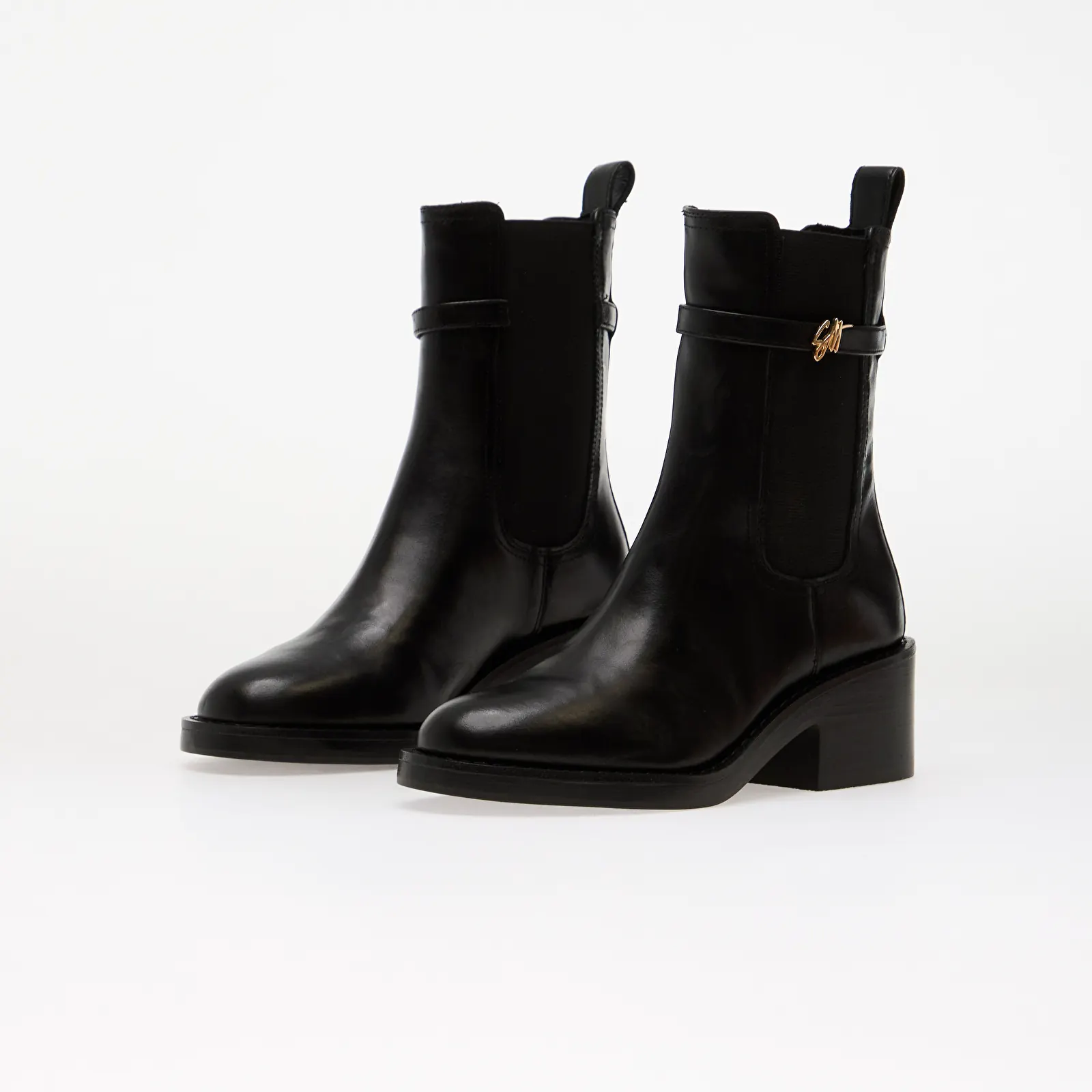 Dámské boots Steve Madden Charity-Sm Black Leather