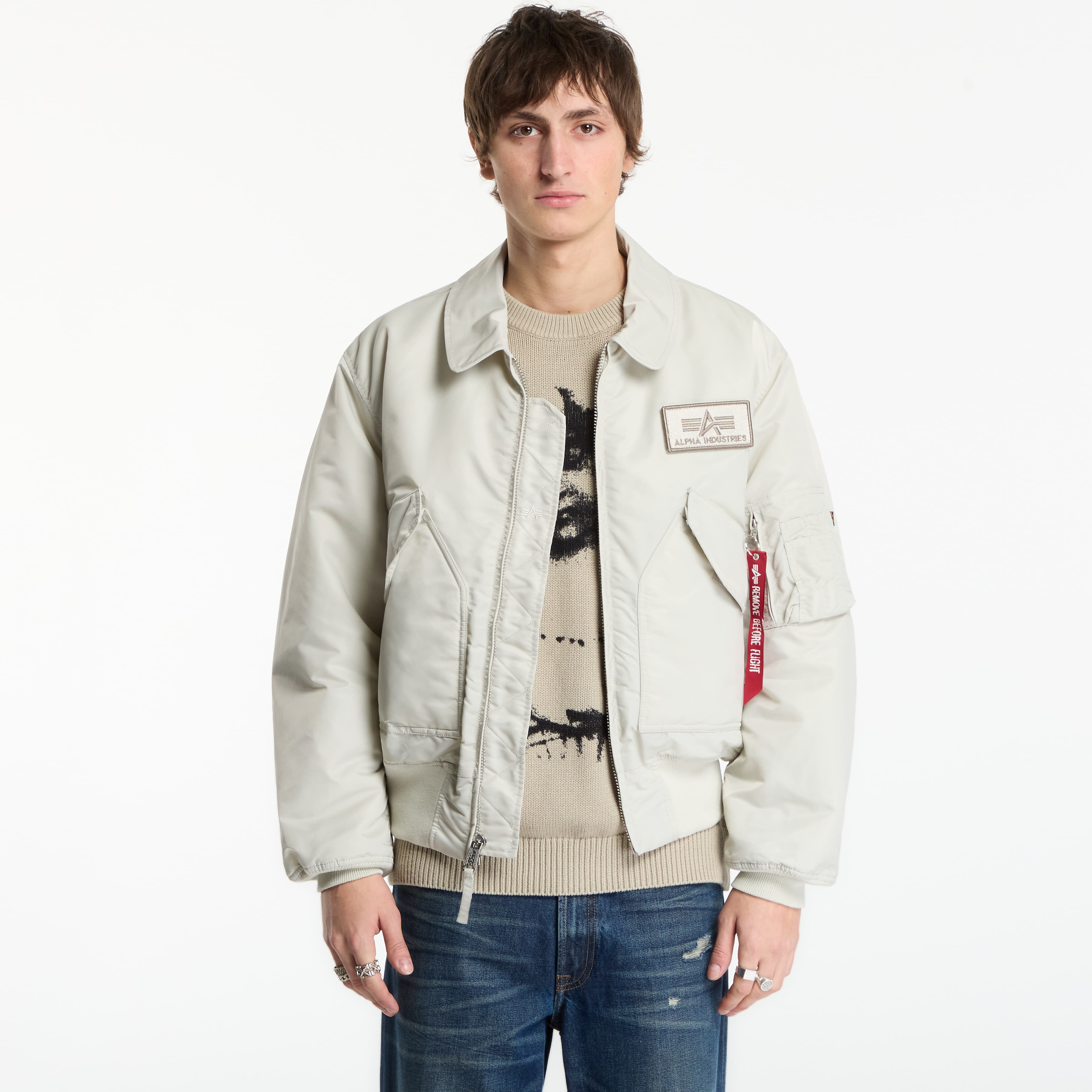 Bomber Alpha Industries CWU-45 Heritage Stone