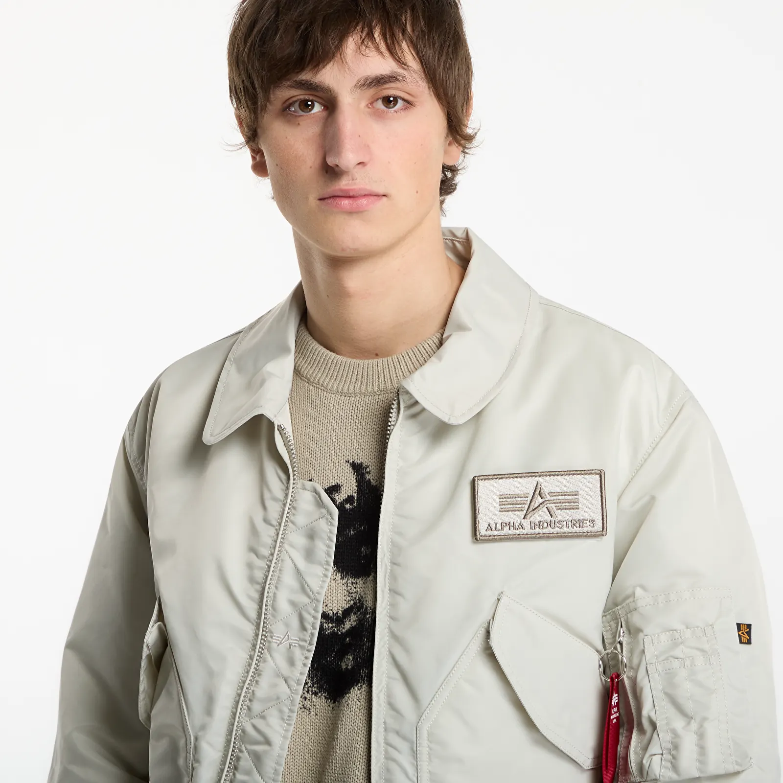Ανδρικά bomber τζάκετ Alpha Industries CWU-45 Heritage Stone