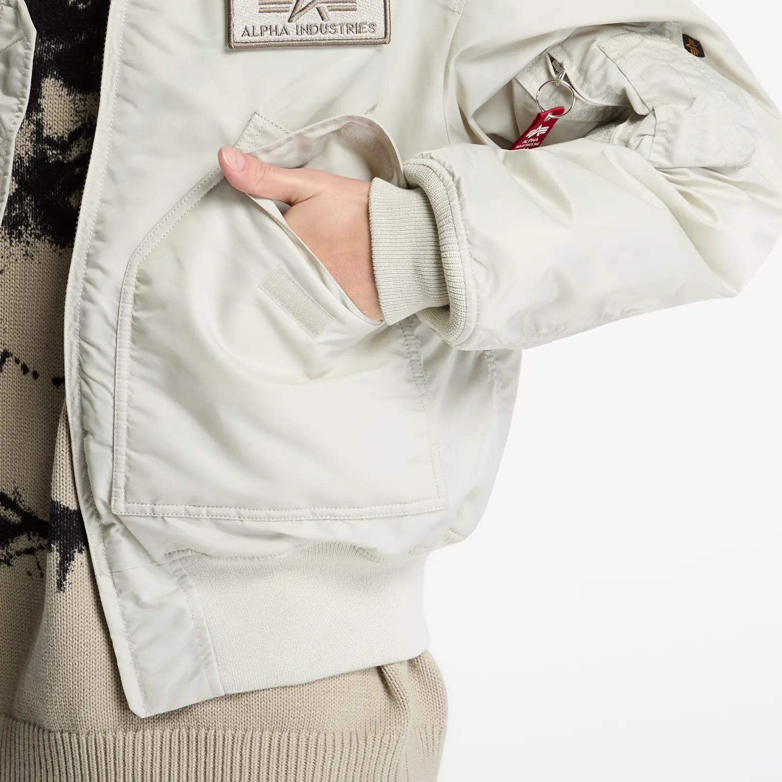 Ανδρικά bomber τζάκετ Alpha Industries CWU-45 Heritage Stone